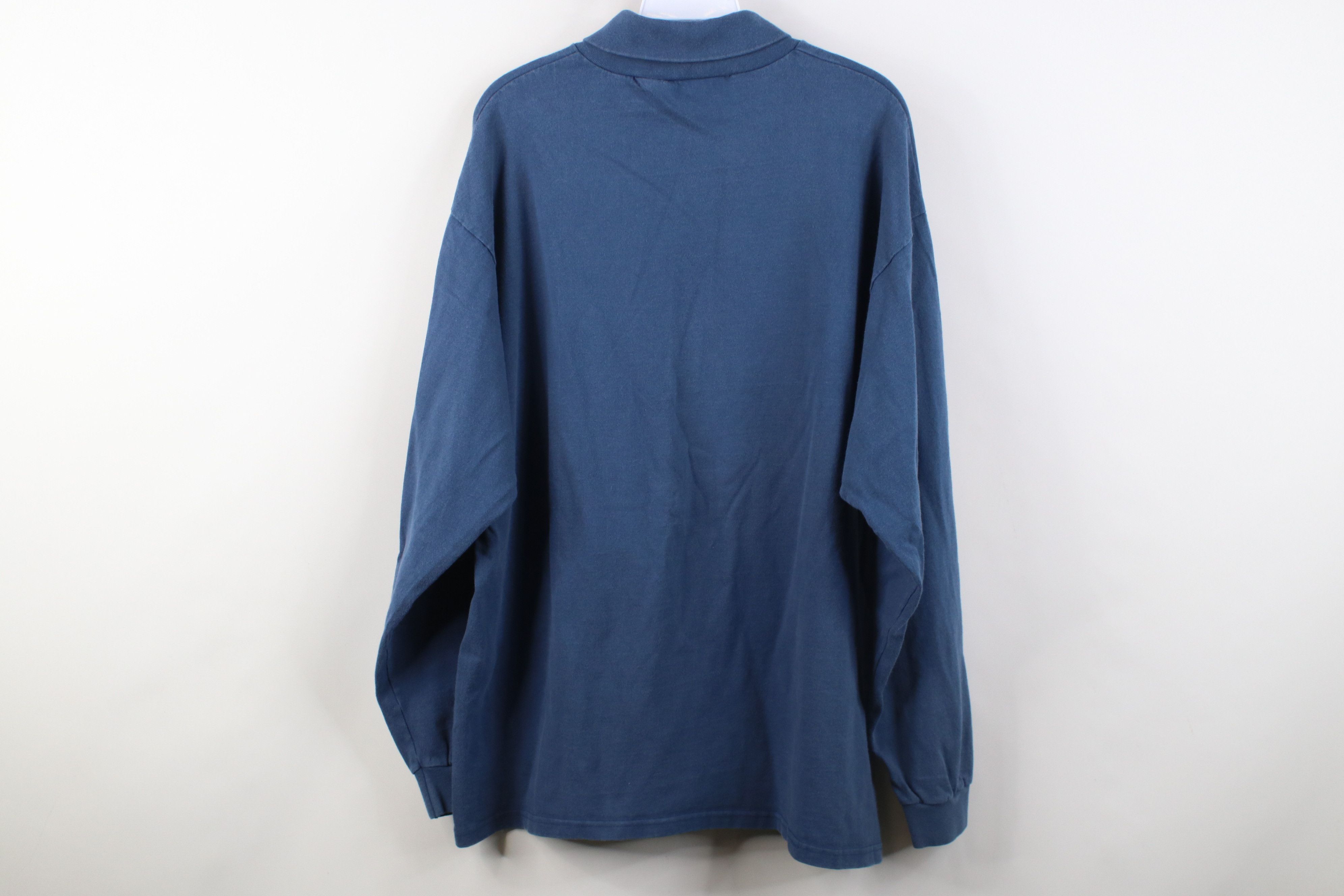 Vintage VIntage 90s Streetwear Long Sleeve Turtleneck T-Shirt USA Size US XL / EU 56 / 4 - 12 Thumbnail