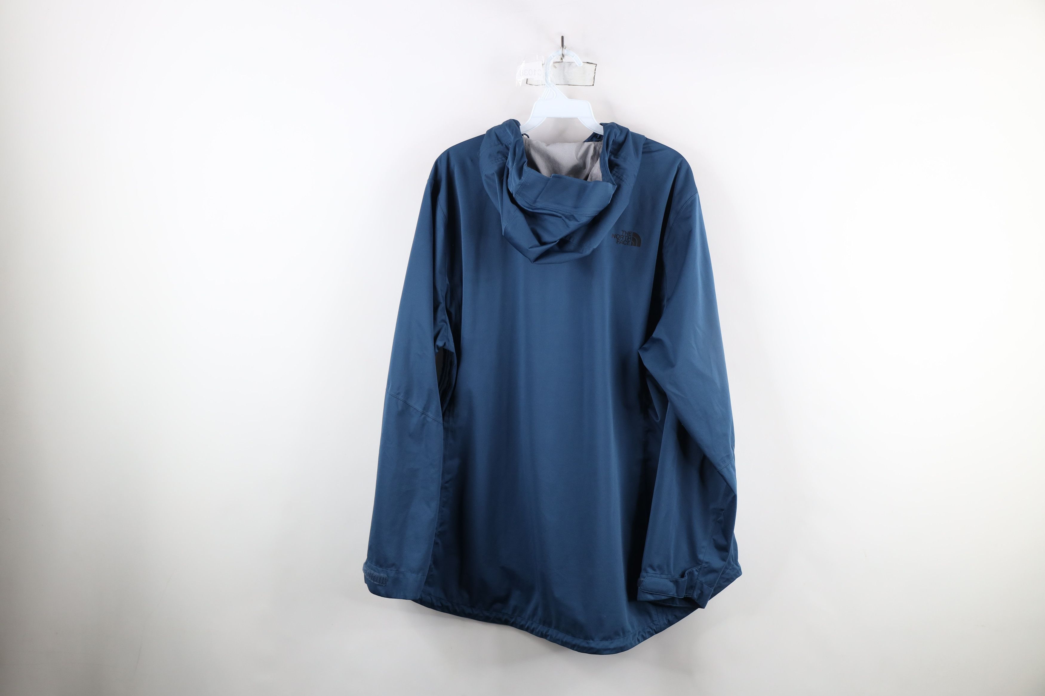 The North Face × Vintage The North Face DryVent Waterproof Hooded Rain Jacket Blue Size XXL / US 16-18 / IT 52-54 - 12 Thumbnail