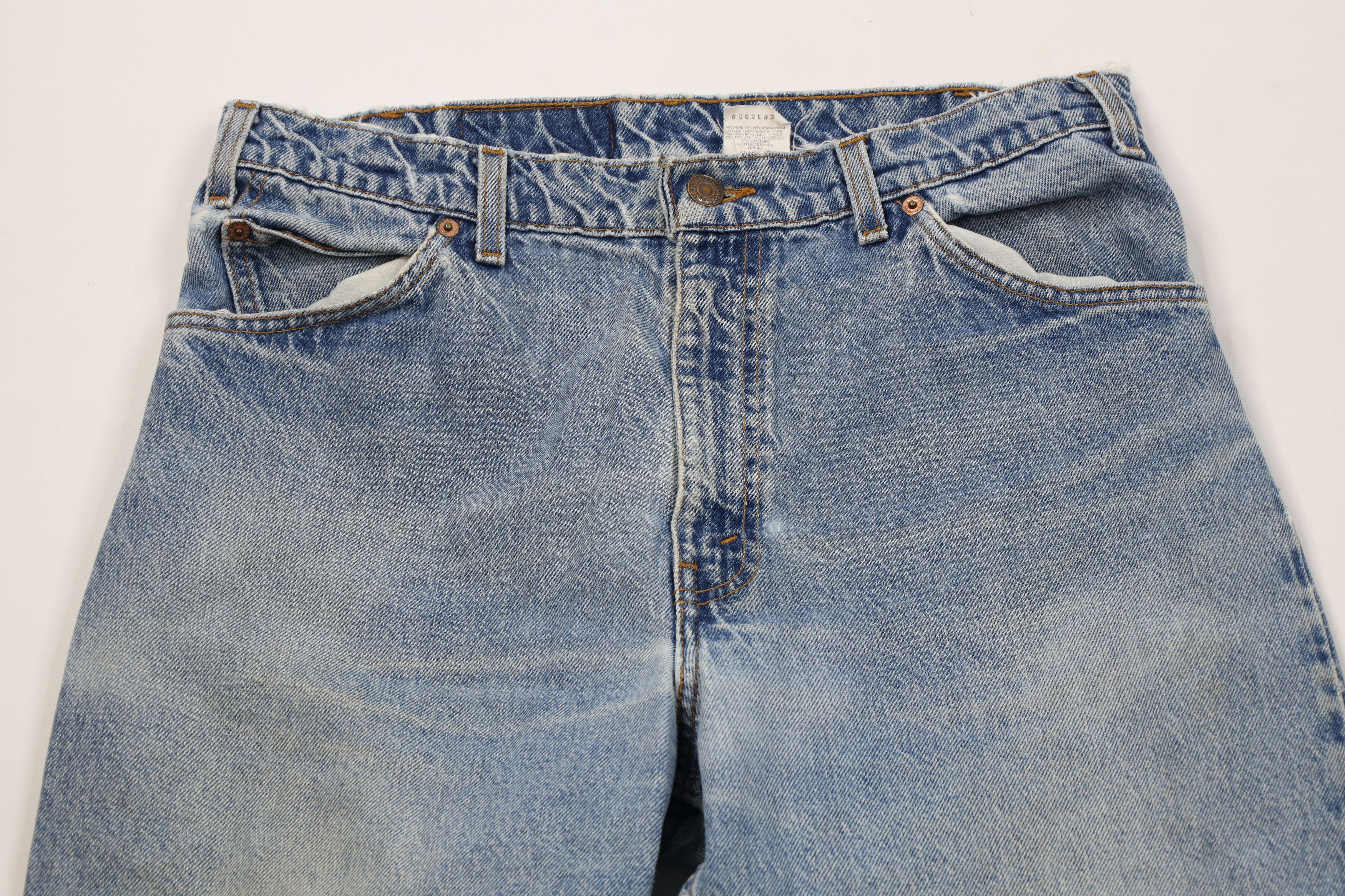 Levi's Vintage 90s Levis 550 Relaxed Fit Tapered Leg Denim Jeans Size US 34 / EU 50 - 2 Thumbnail