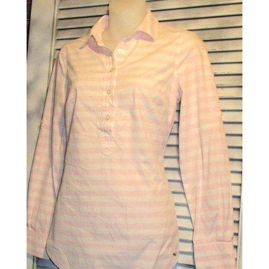 Vineyard Vines Vineyard Vines Sz 00 Half Button Blouse Size XXS / US 00 / IT 34 - 2 Thumbnail