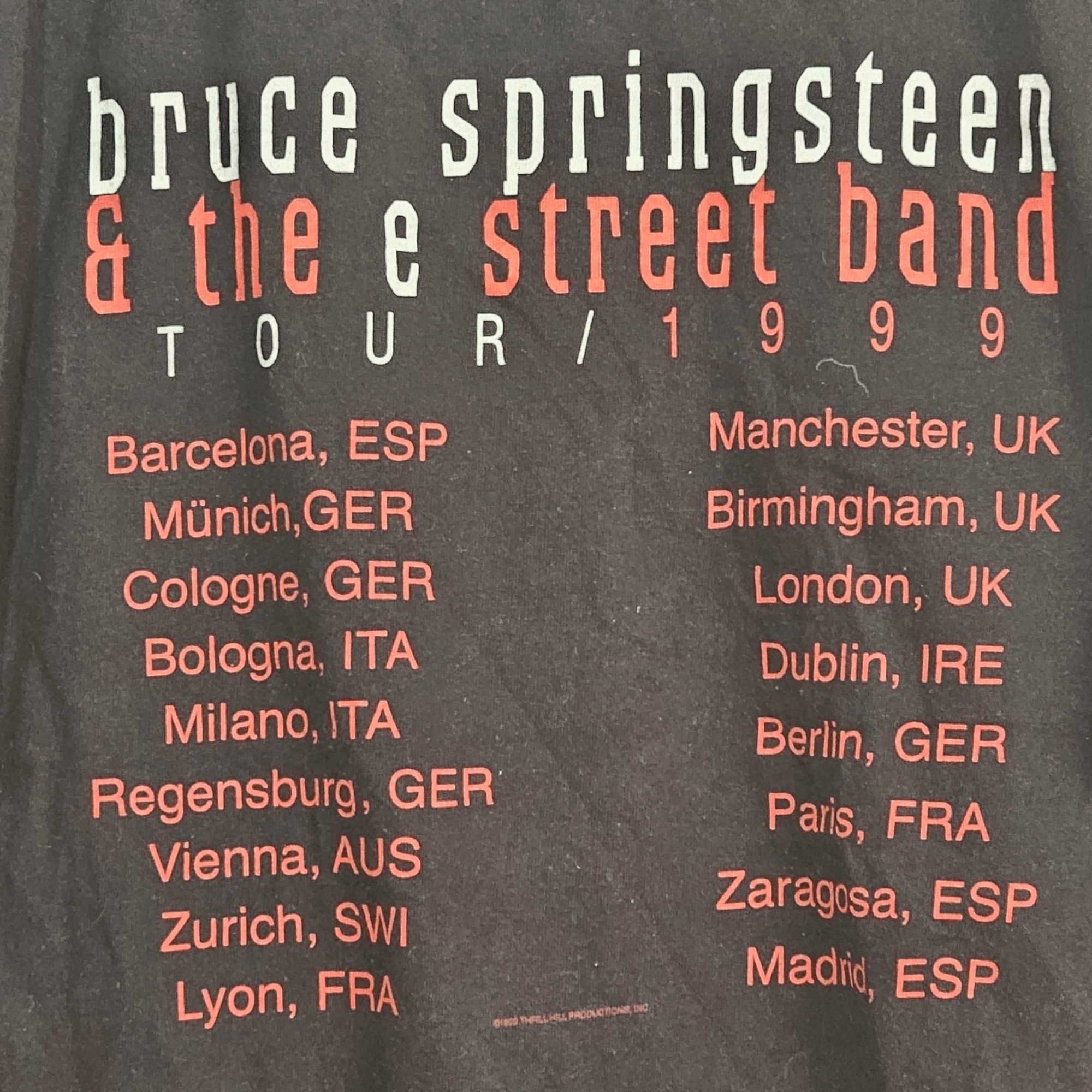All Sport × Band Tees × Vintage Bruce Springsteen 1999 European Tour Size US L / EU 52-54 / 3 - 4 Thumbnail