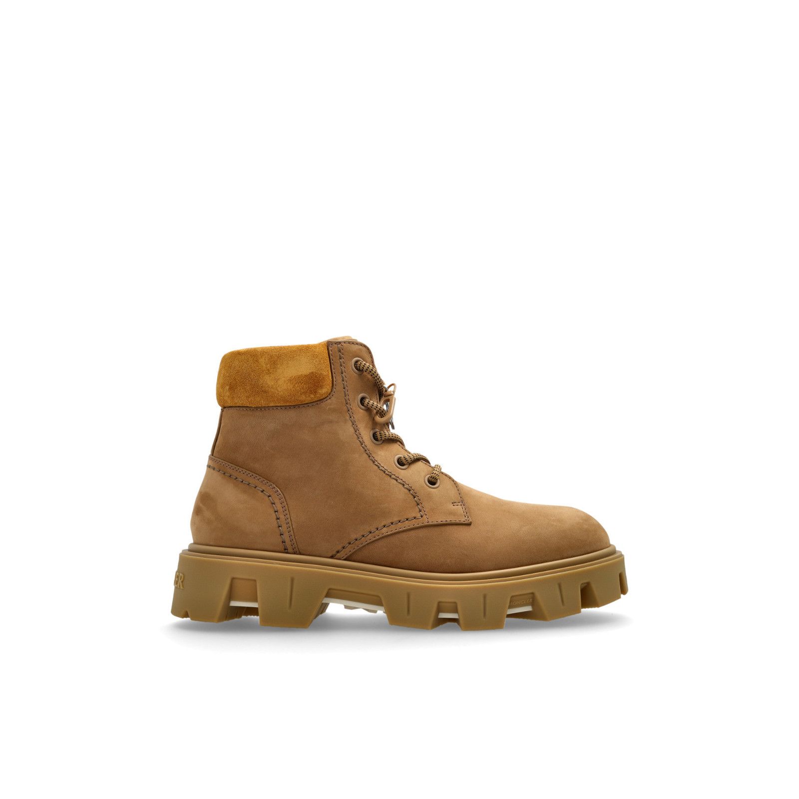 MONCLER Peak City $1010 Khaki Boots New (Men's size:US 9;)