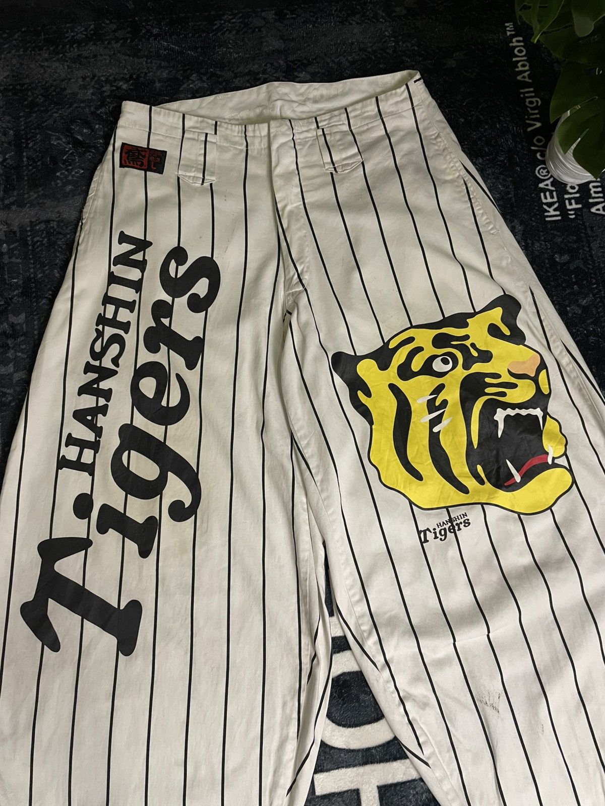 Japanese Brand Toraichi Tobishozoku X Hanshin Tigers Pant Size US 33 - 2 Thumbnail