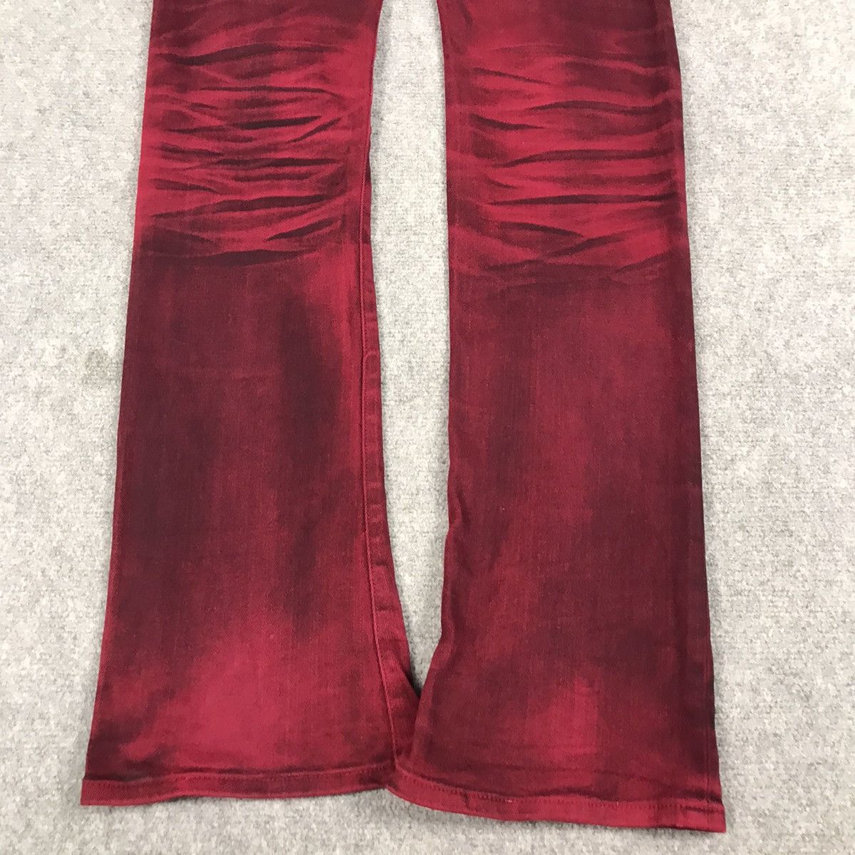 BUFFALO BOBS FLARE JAPANESE PUNK BUFFALO BOBS RED BOOT CUT PANTS Size US 30 / EU 46 - 8 Thumbnail