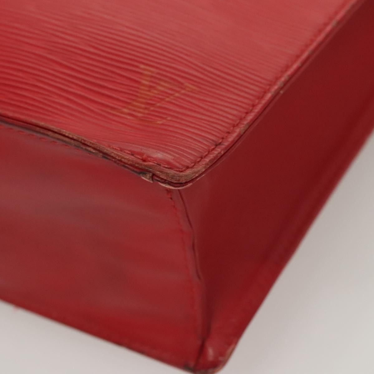 Louis Vuitton LOUIS VUITTON Epi Sac Plat PM Hand Bag Red M5274e M5274e Size ONE SIZE - 10 Thumbnail
