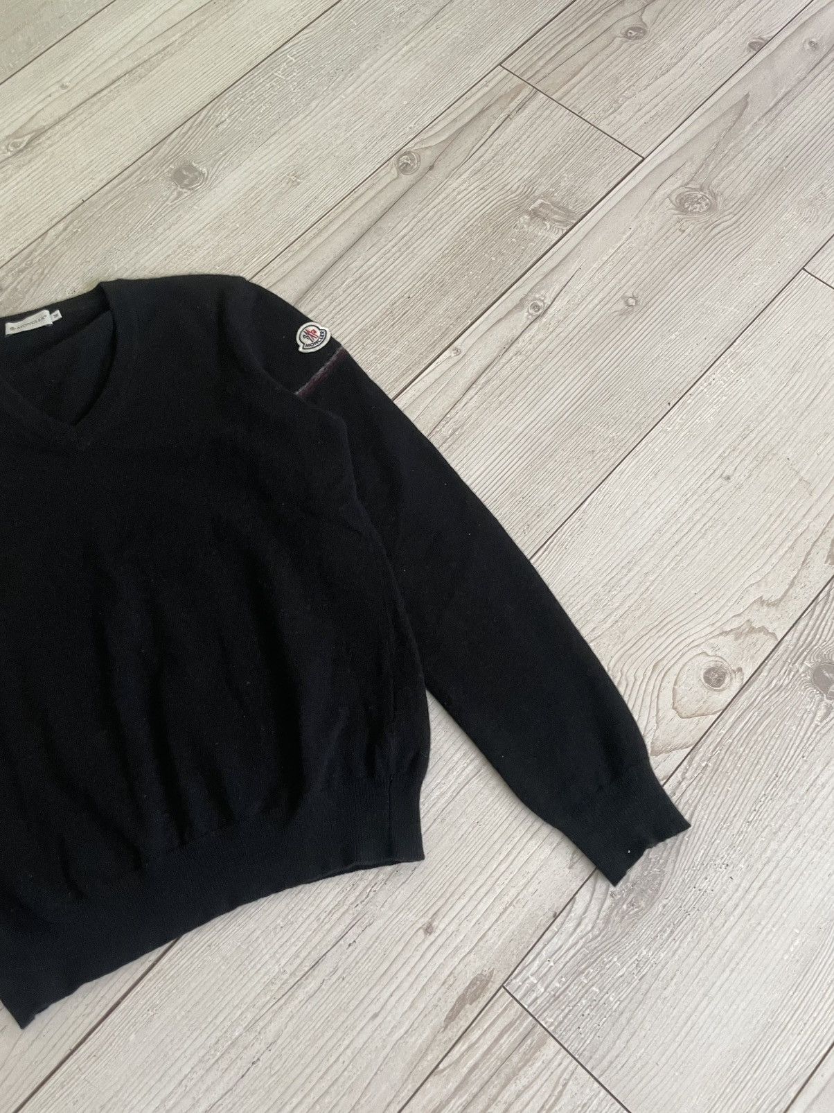 Moncler Moncler Logo Wool sweatshirt Size US M / EU 48-50 / 2 - 4 Thumbnail
