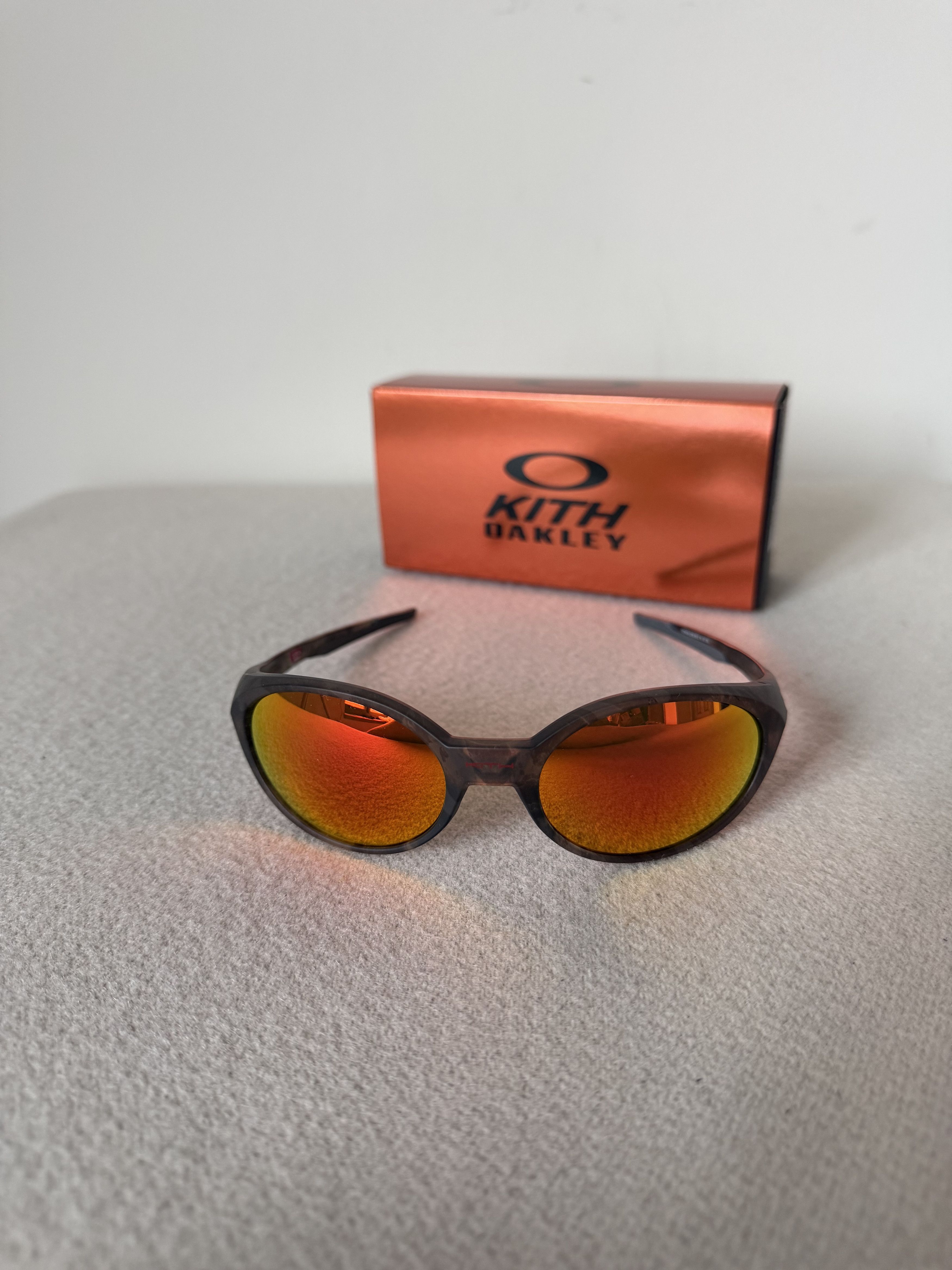 Oakley × Vintage 90s Oakley Cheetah Print Eye Jacket Sunglasses
