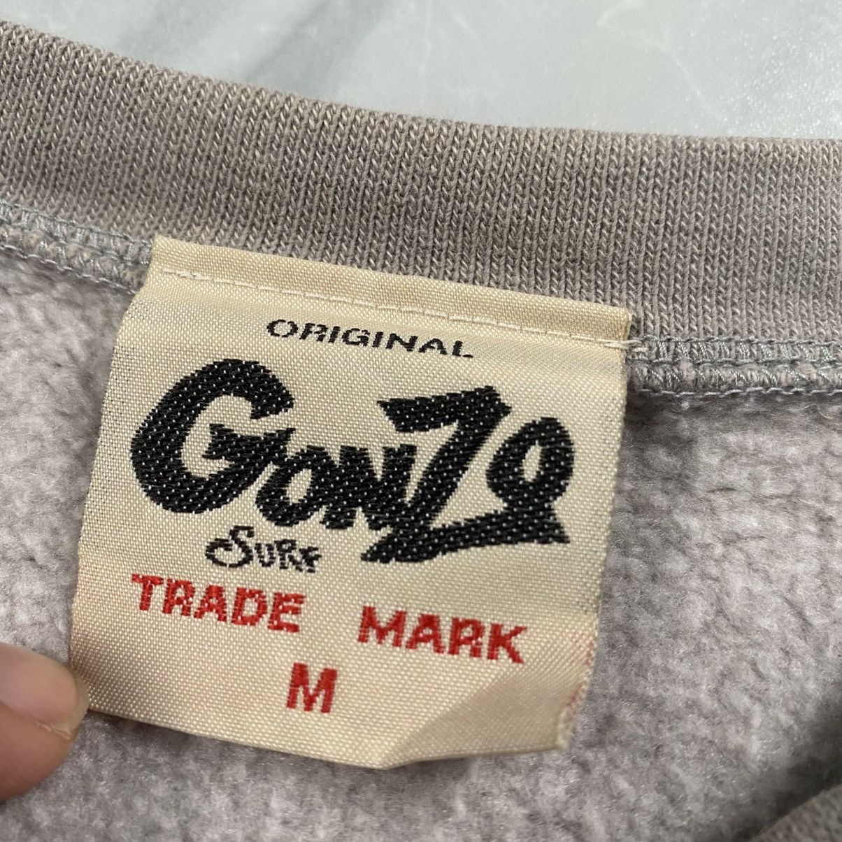 Japanese Brand Rare Vintage Gonzo Surf HipHop Sweatshirt Size US M / EU 48-50 / 2 - 6 Thumbnail