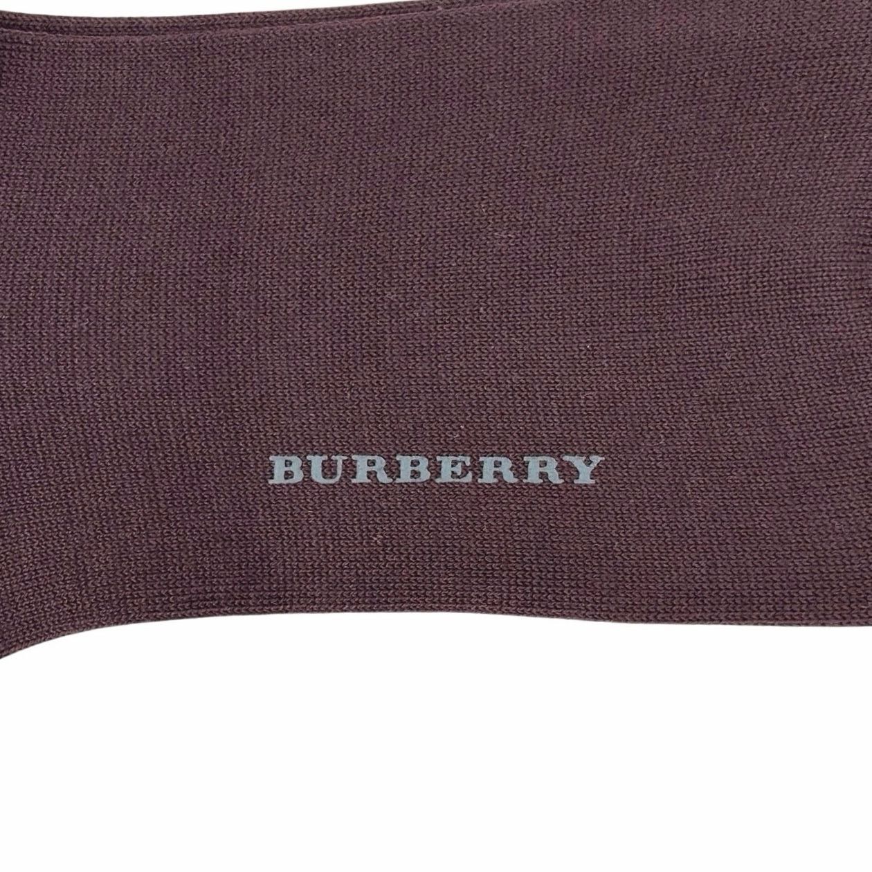 Burberry Burberry Dark Red Nova Dress Socks Size ONE SIZE - 4 Thumbnail
