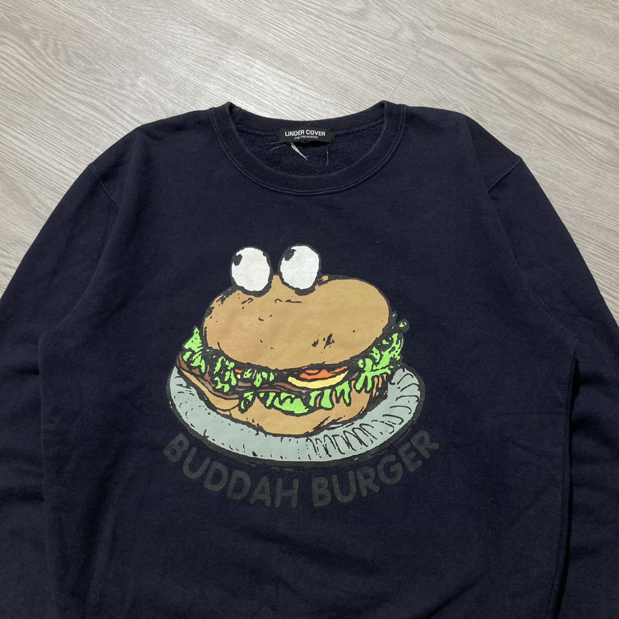 Undercover Undercover Jun Takahashi Buddah Burger Big Logo Crewneck Size US M / EU 48-50 / 2 - 2 Thumbnail