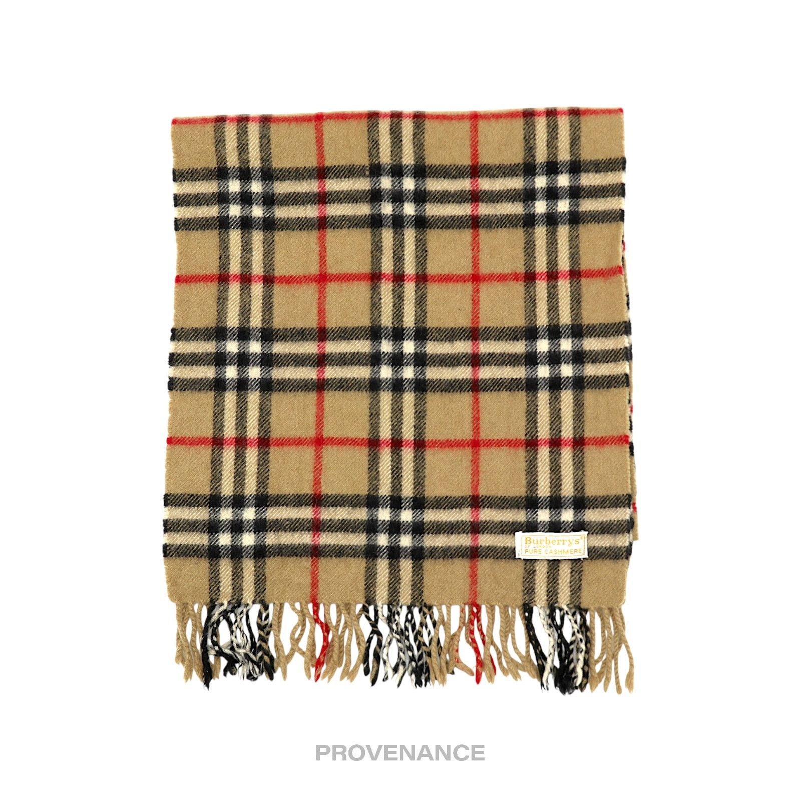 Burberry 🔴 Burberry Scarf - PURE CASHMERE Nova Check Size ONE SIZE - 1 Thumbnail