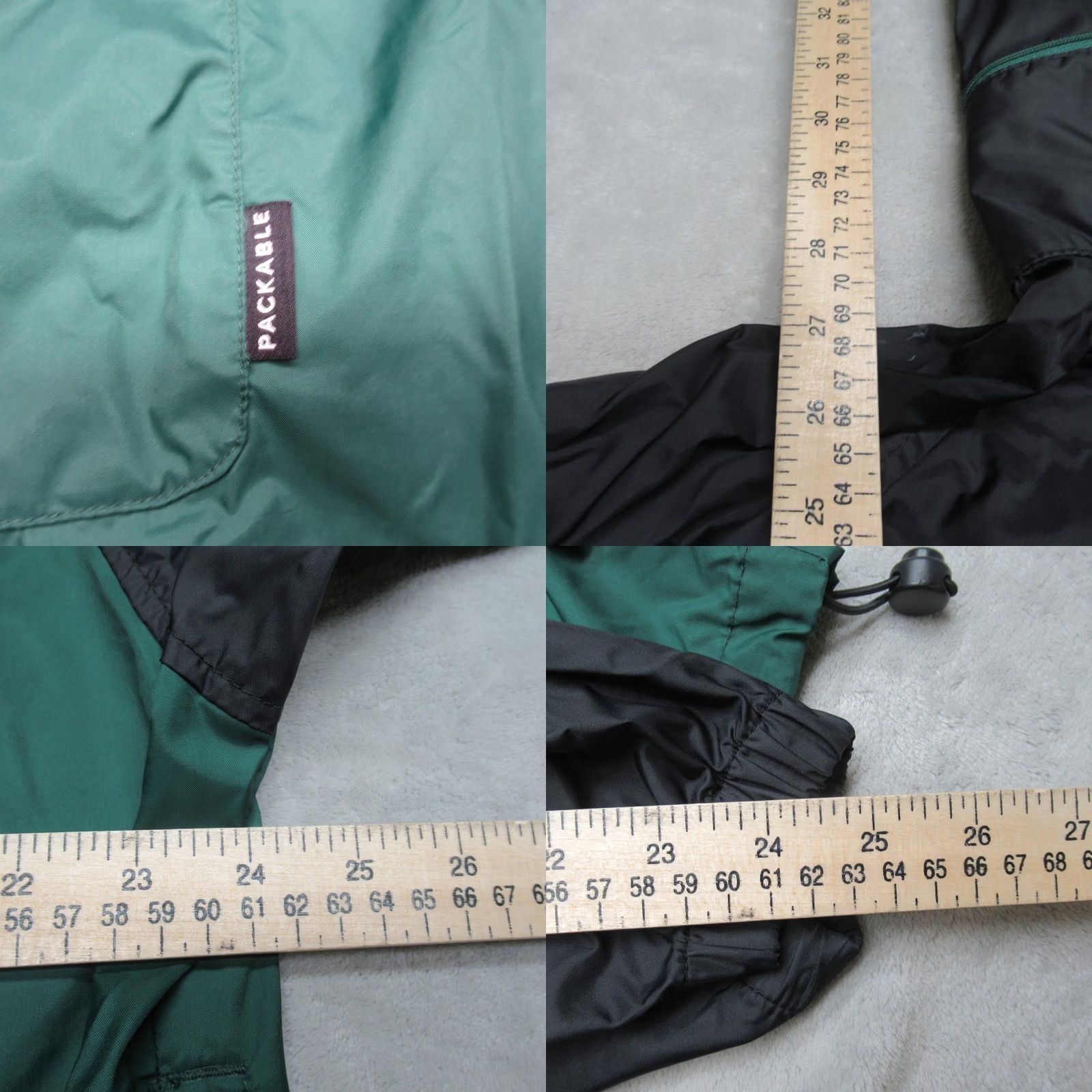 Vintage Columbia Jacket Mens L Green Hooded Packable Waterproof Full Zip Rain Light Casual Weather Windbreaker Hiking Outdoors Mens Size US L / EU 52-54 / 3 - 8 Thumbnail