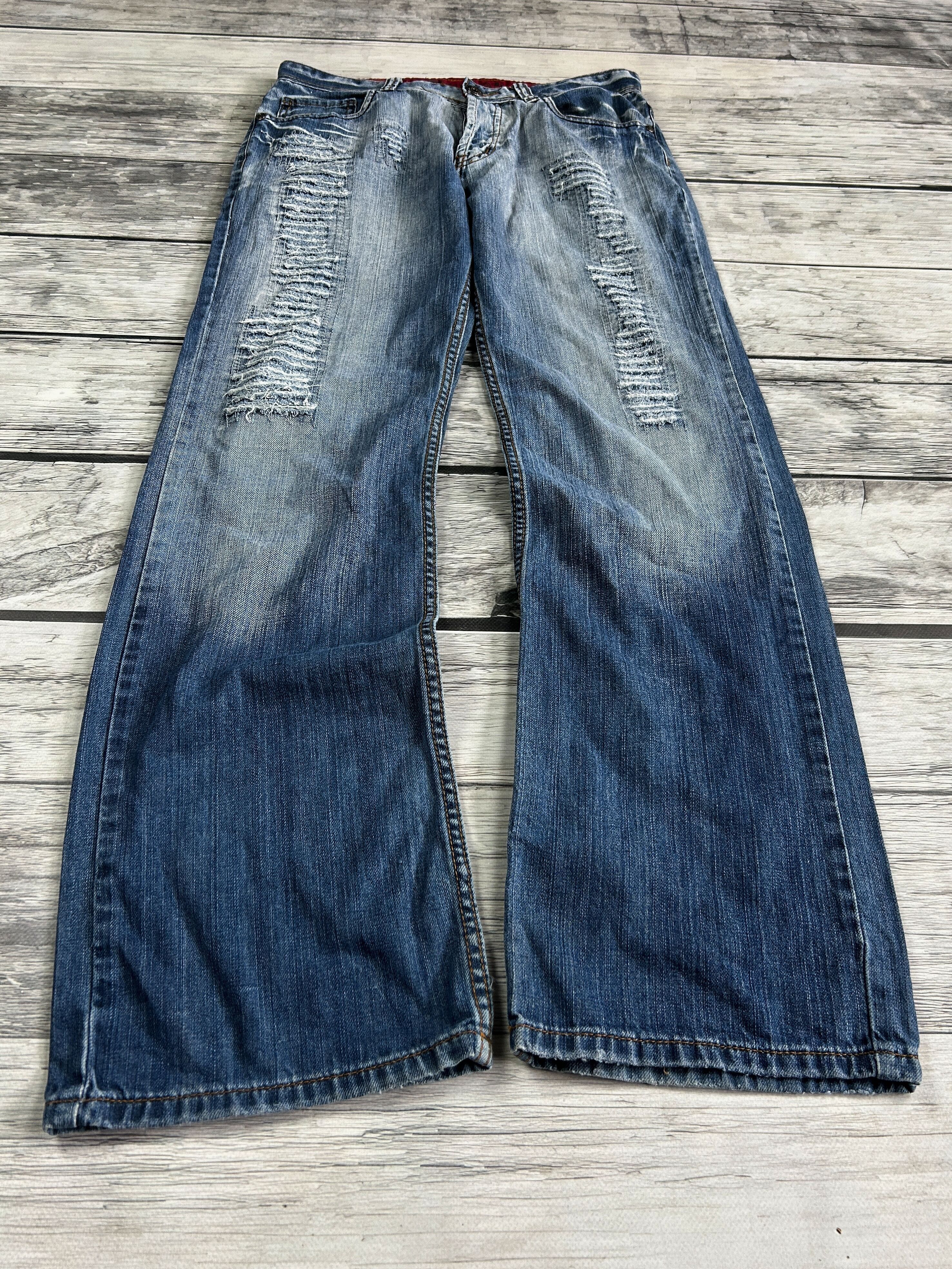 JAPANESE HYSTERIC GLAMOUR BALENCI STYLE WASHED JEANS 90S