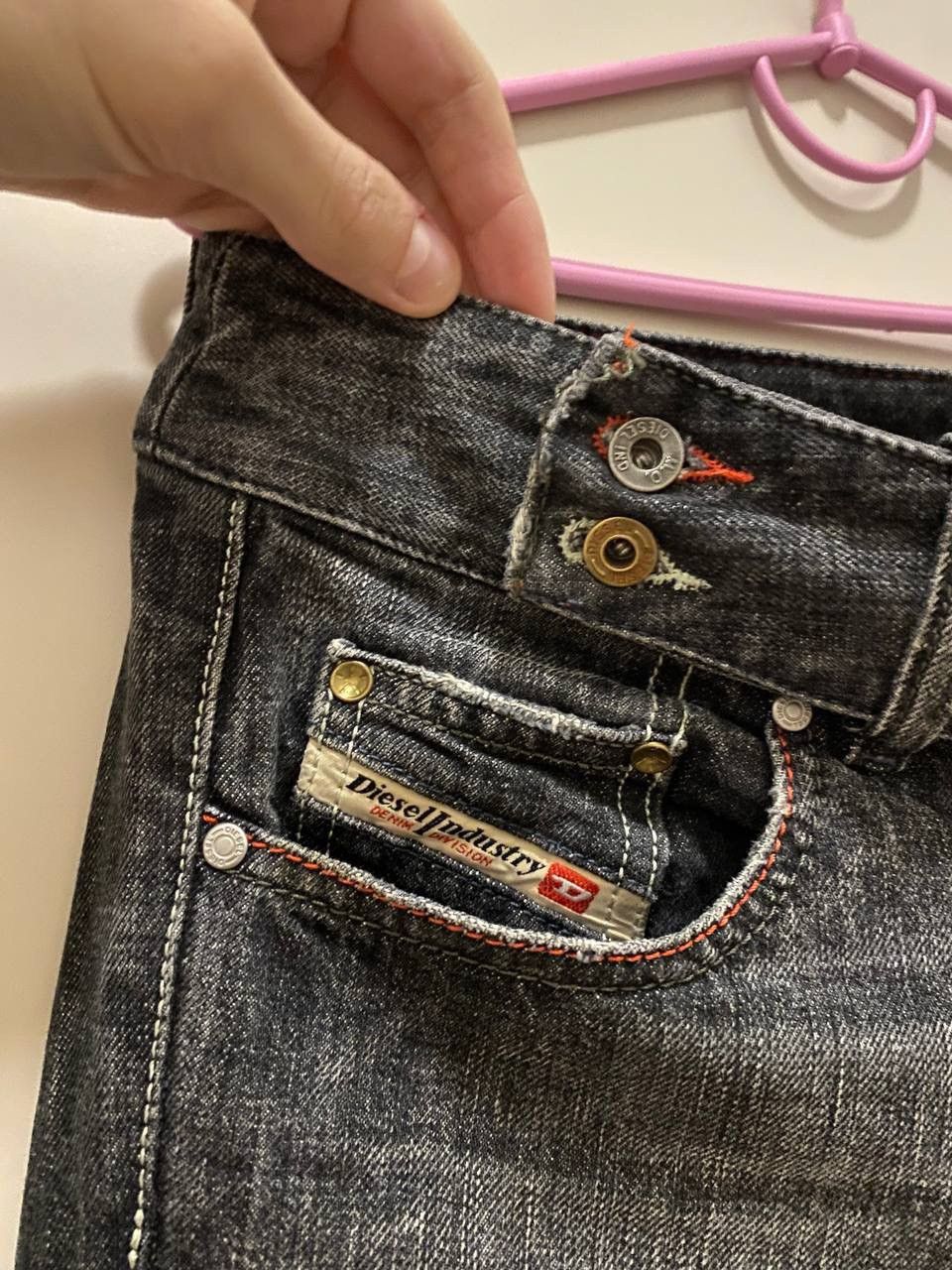 Diesel × Vintage Flare Jeans Diesel Distress Faded Boot Cut Y2k Mudmax Size US 30 / EU 46 - 6 Thumbnail