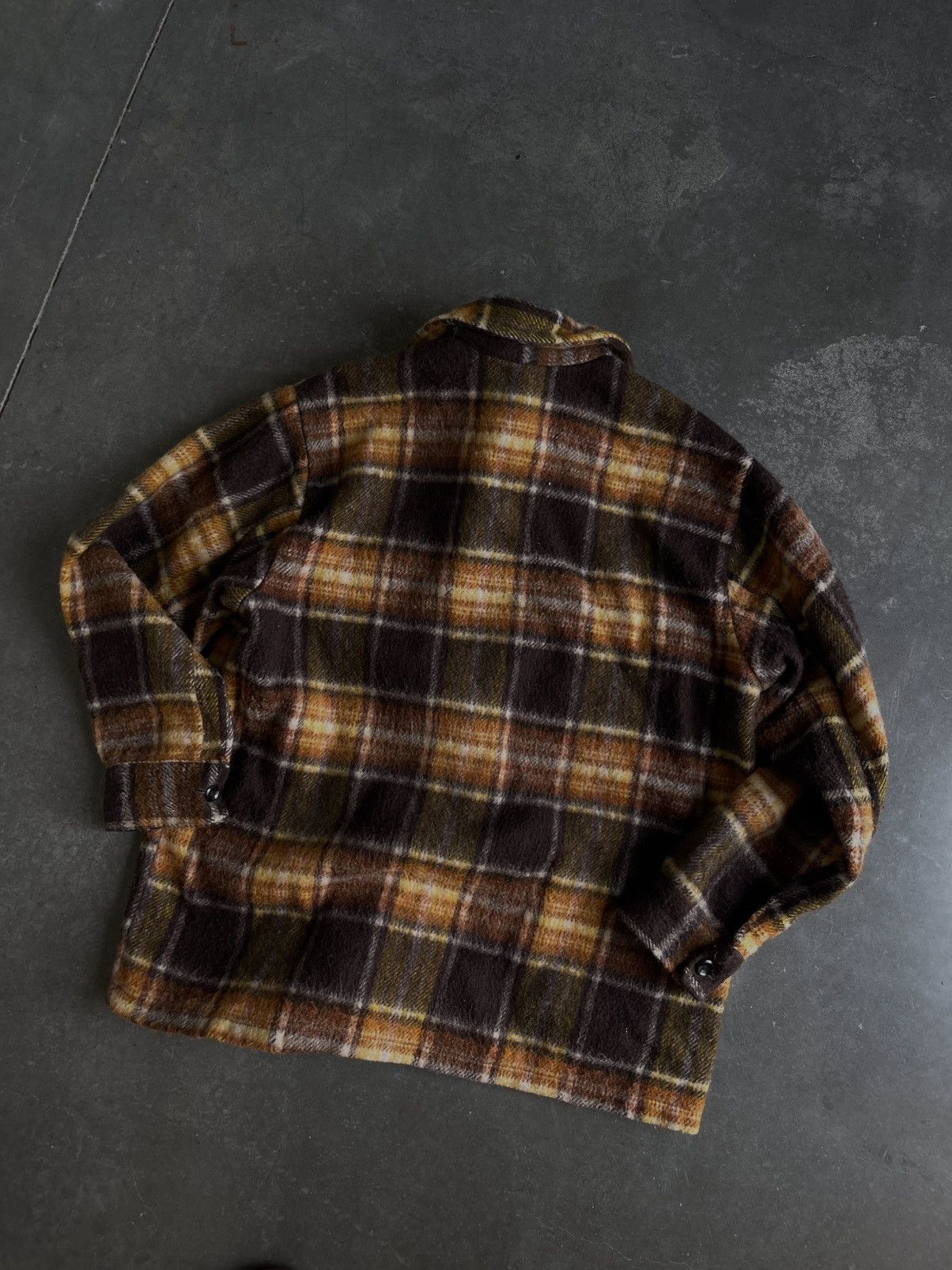 Flannel × Vintage 80s-90s Wool flannel Size US L / EU 52-54 / 3 - 4 Thumbnail