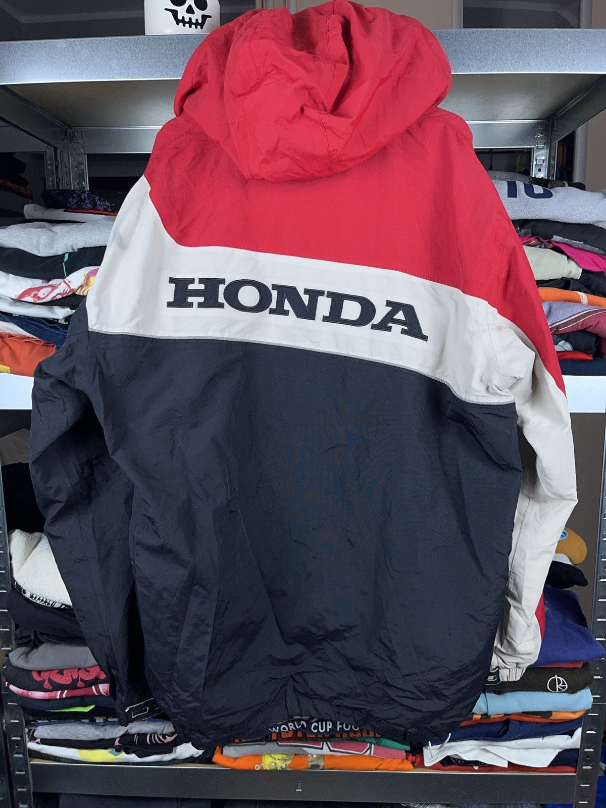 Honda × Japanese Brand Honda y2k racing moto style multi logo zip jacket vintage Size US L / EU 52-54 / 3 - 2 Thumbnail
