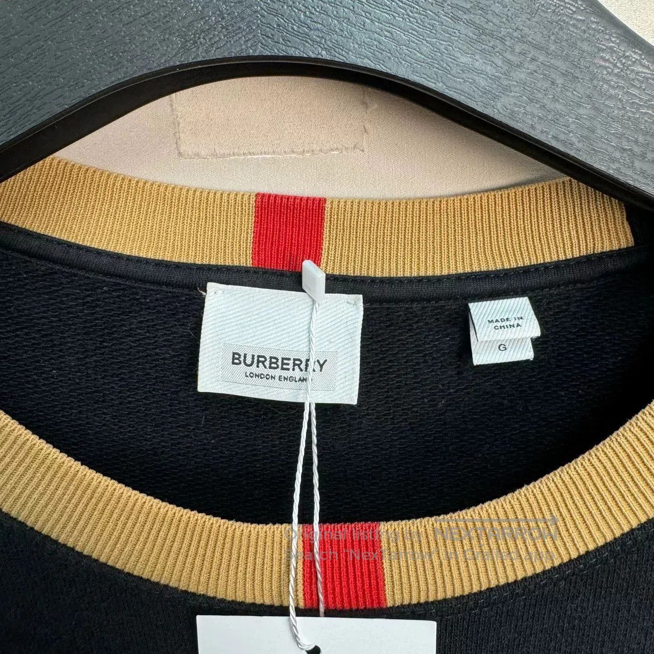 Burberry Burberry Collar Stripe Sweatshirt. Size US L / EU 52-54 / 3 - 3 Thumbnail