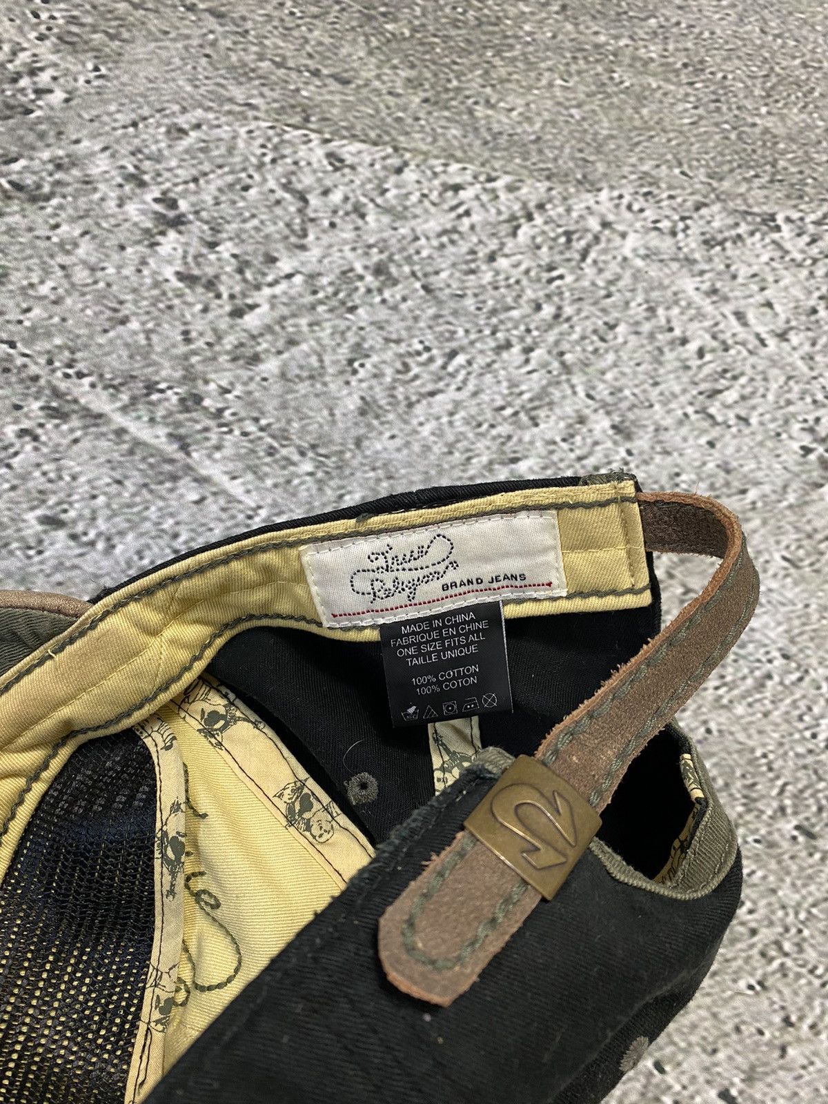 True Religion True Religion hat vintage cap Y2K khaki black brown Size ONE SIZE - 5 Thumbnail