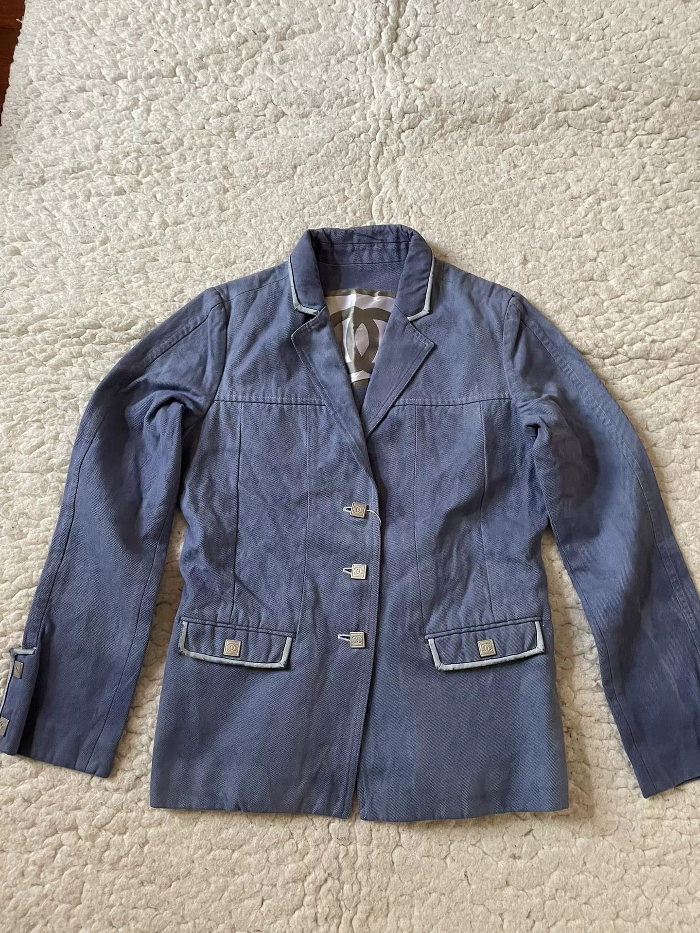 Chanel Chanel Denim Jacket Size M / US 6-8 / IT 42-44 - 1 Thumbnail