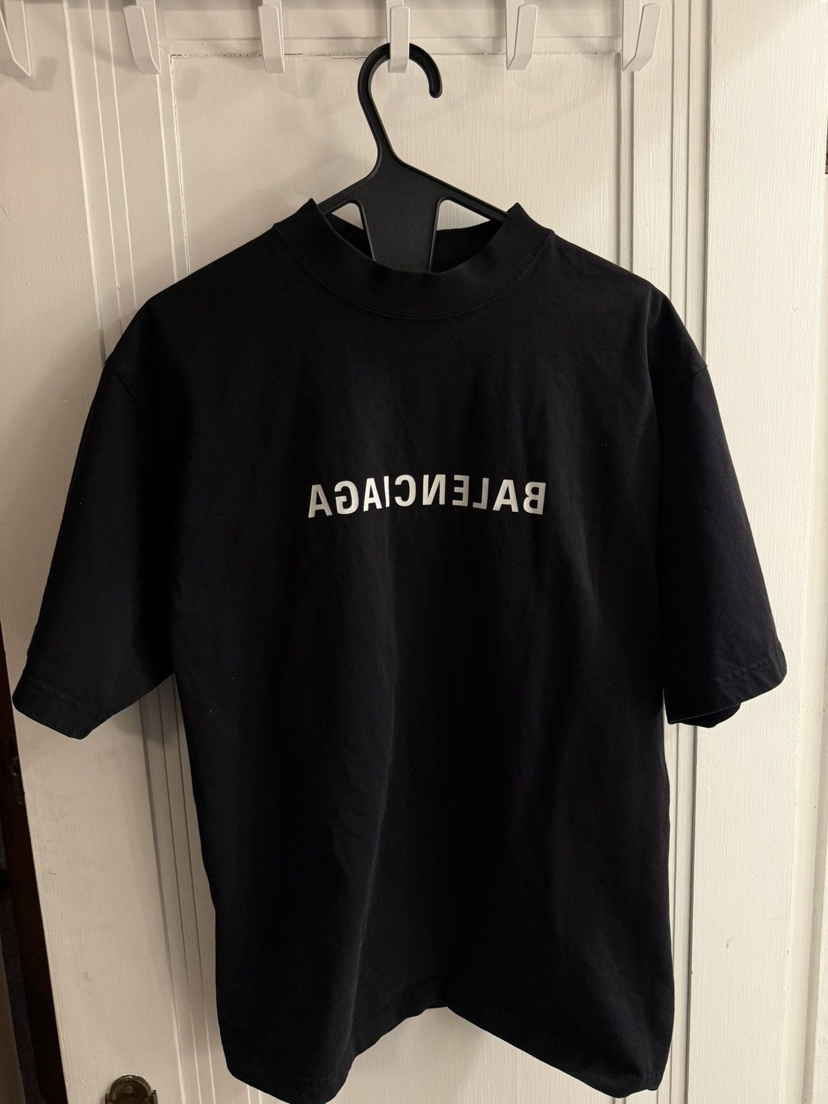 Balenciaga Balenciaga mirror logo t shirt Size US XS / EU 42 / 0 - 1 Thumbnail