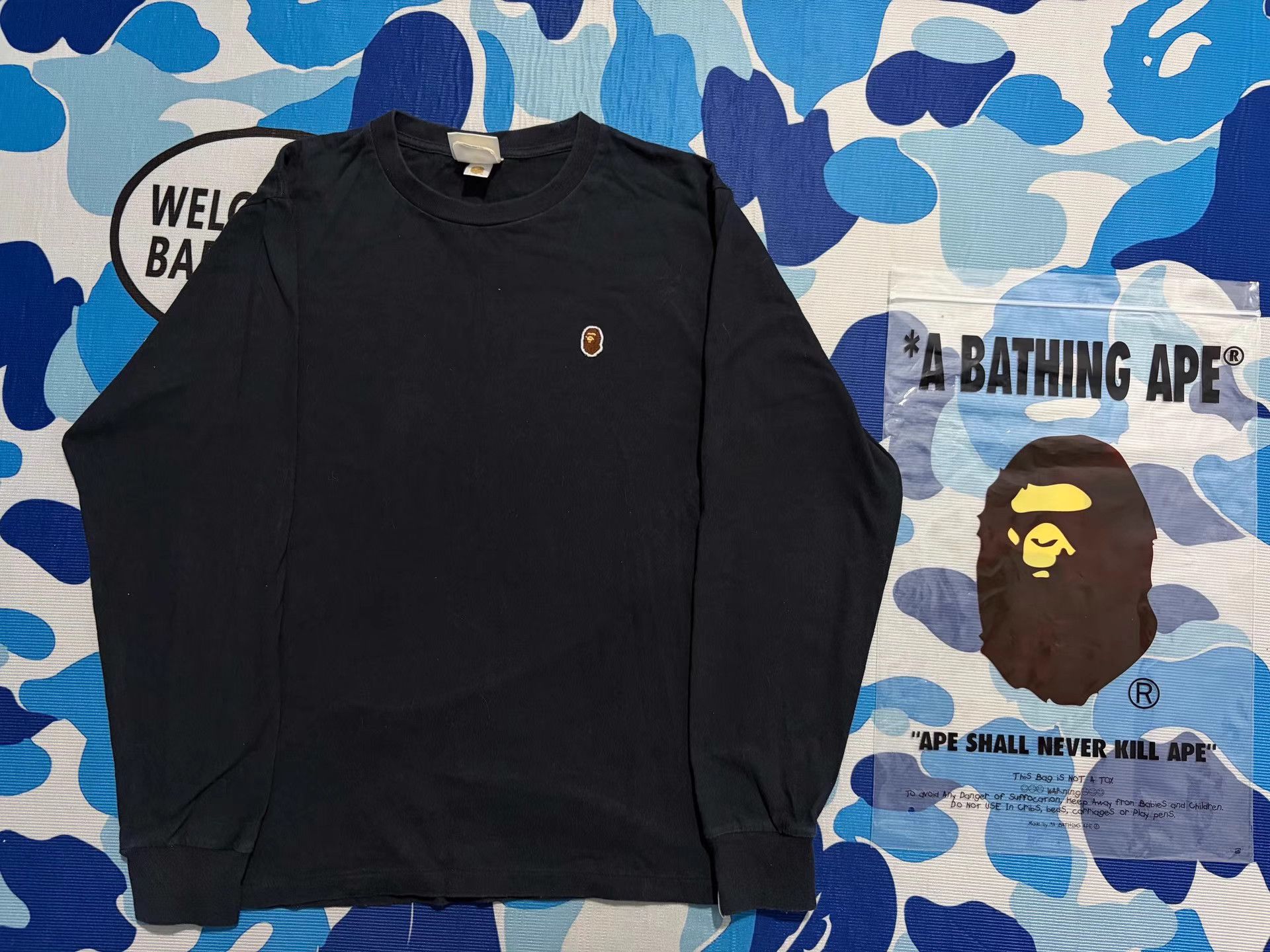 Bape BAPE Ape Black Hoodie Size US S / EU 44-46 / 1 - 1 Thumbnail