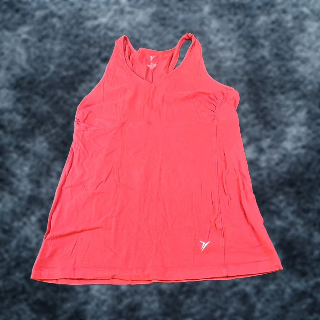Old Navy Old Navy Tank Top Womens M Pink Racerback Shelf Bra Activewear Shirt Ladies Medium Pink Racerback Athletic Yoga Gym Size M / US 6-8 / IT 42-44 - 1 Thumbnail