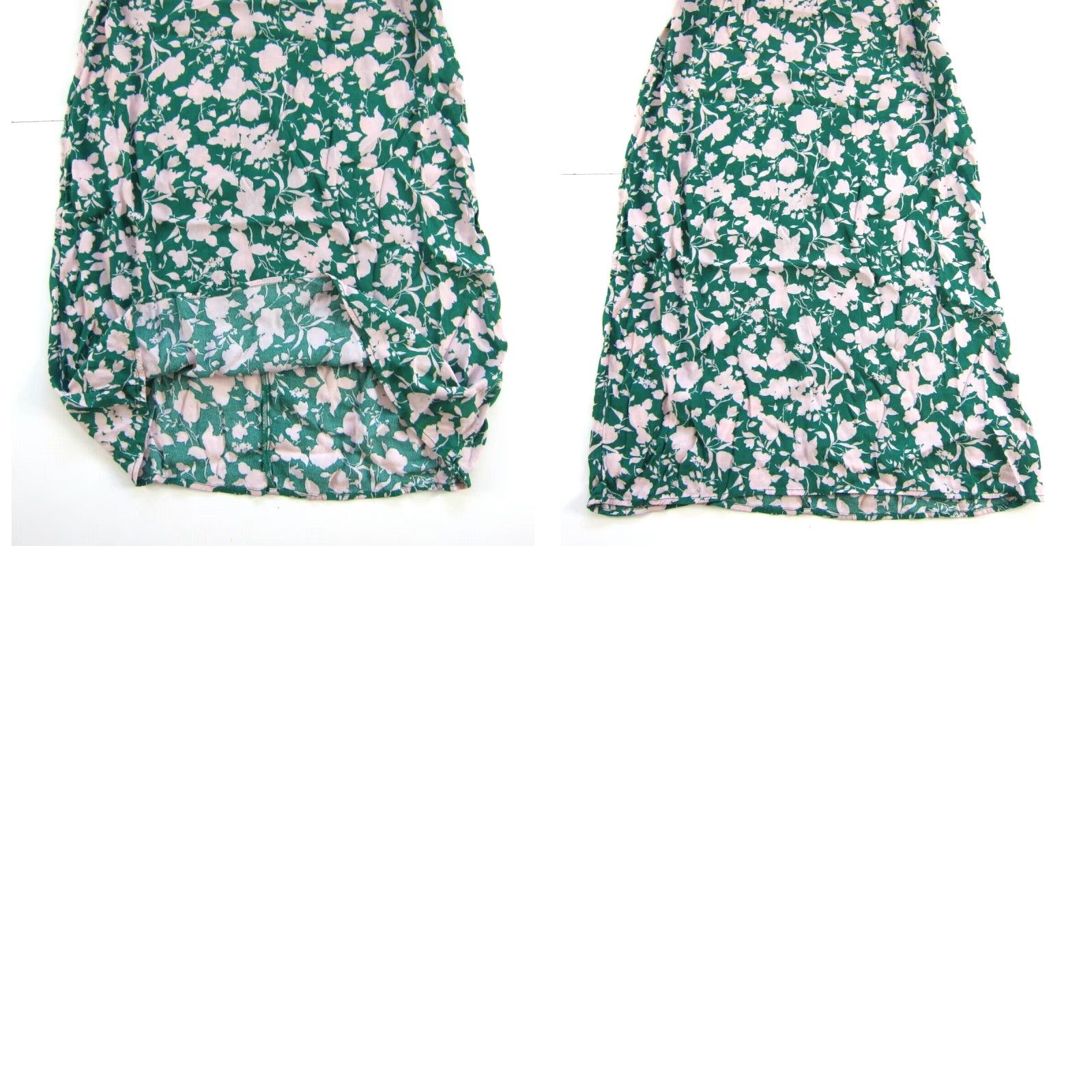 Vintage Free Assembly Green Floral Maxi Tank Slip Sun Dress M Size M / US 6-8 / IT 42-44 - 8 Thumbnail