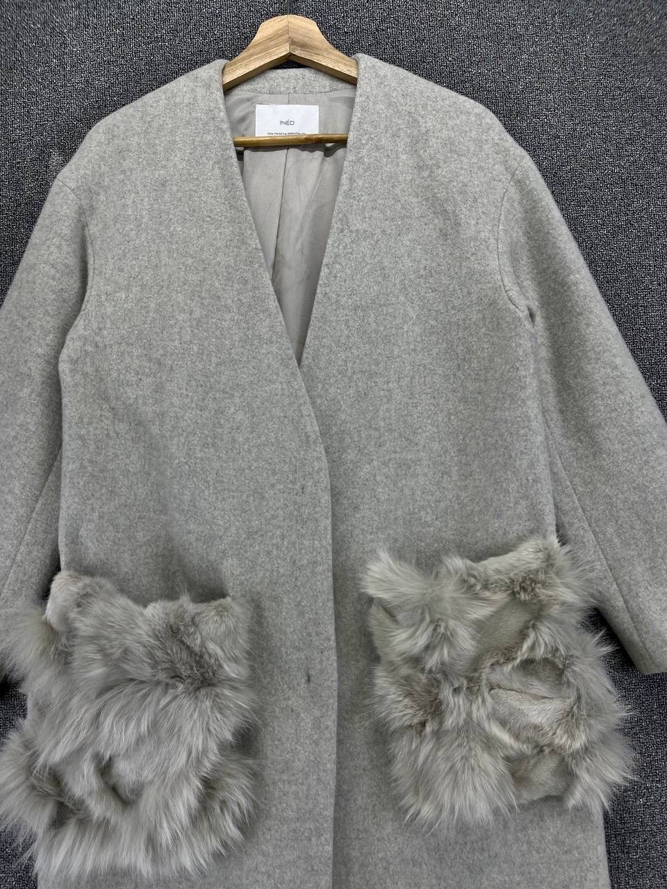 Yohji Yamamoto Vintage Yohji Yamamoto Ined Fur Pocket Long Jacket Size M / US 6-8 / IT 42-44 - 5 Thumbnail