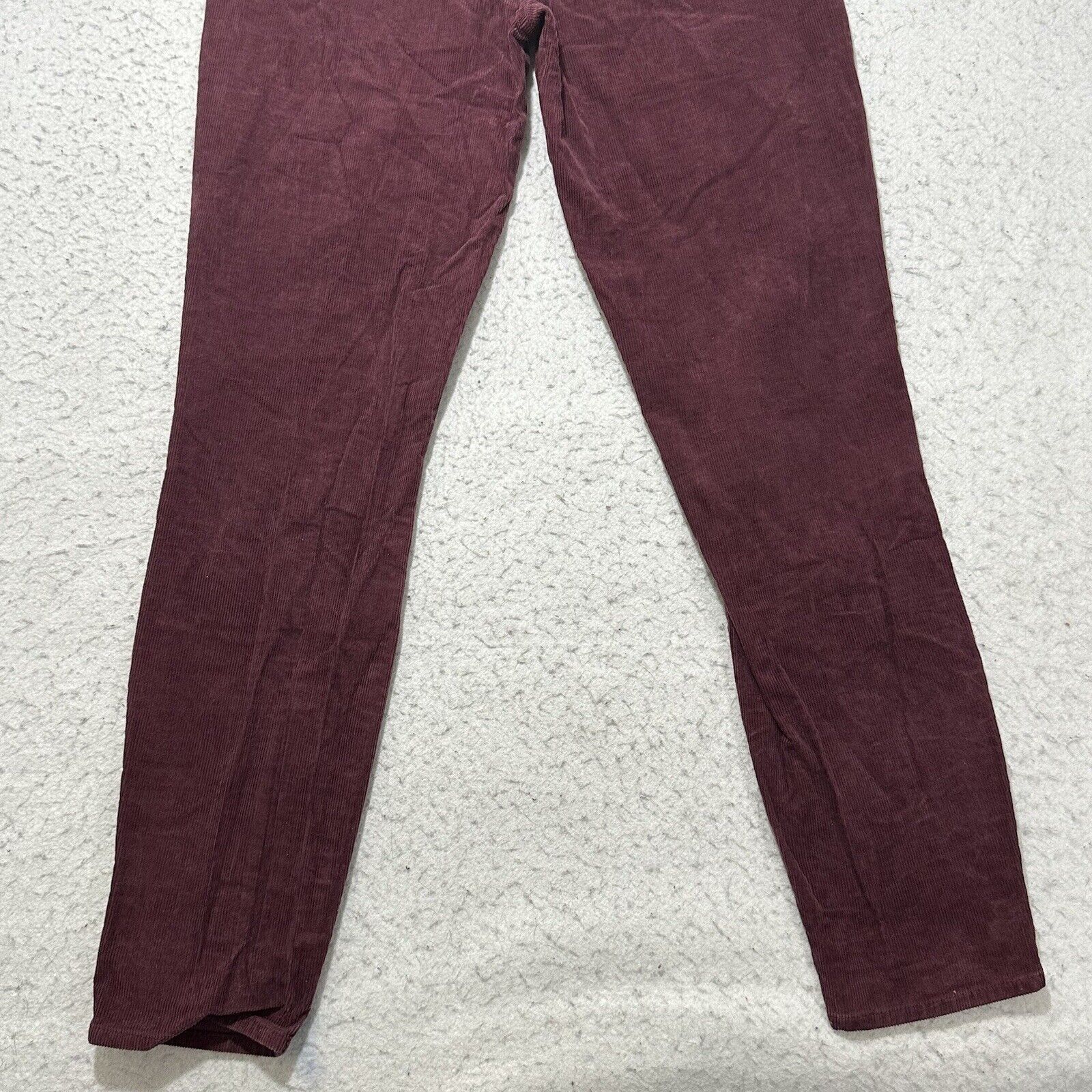 J.Crew J. Crew 28 Corduroy Burgundy Skinny Leg Pants (31 x 28) Size 31" - 9 Thumbnail