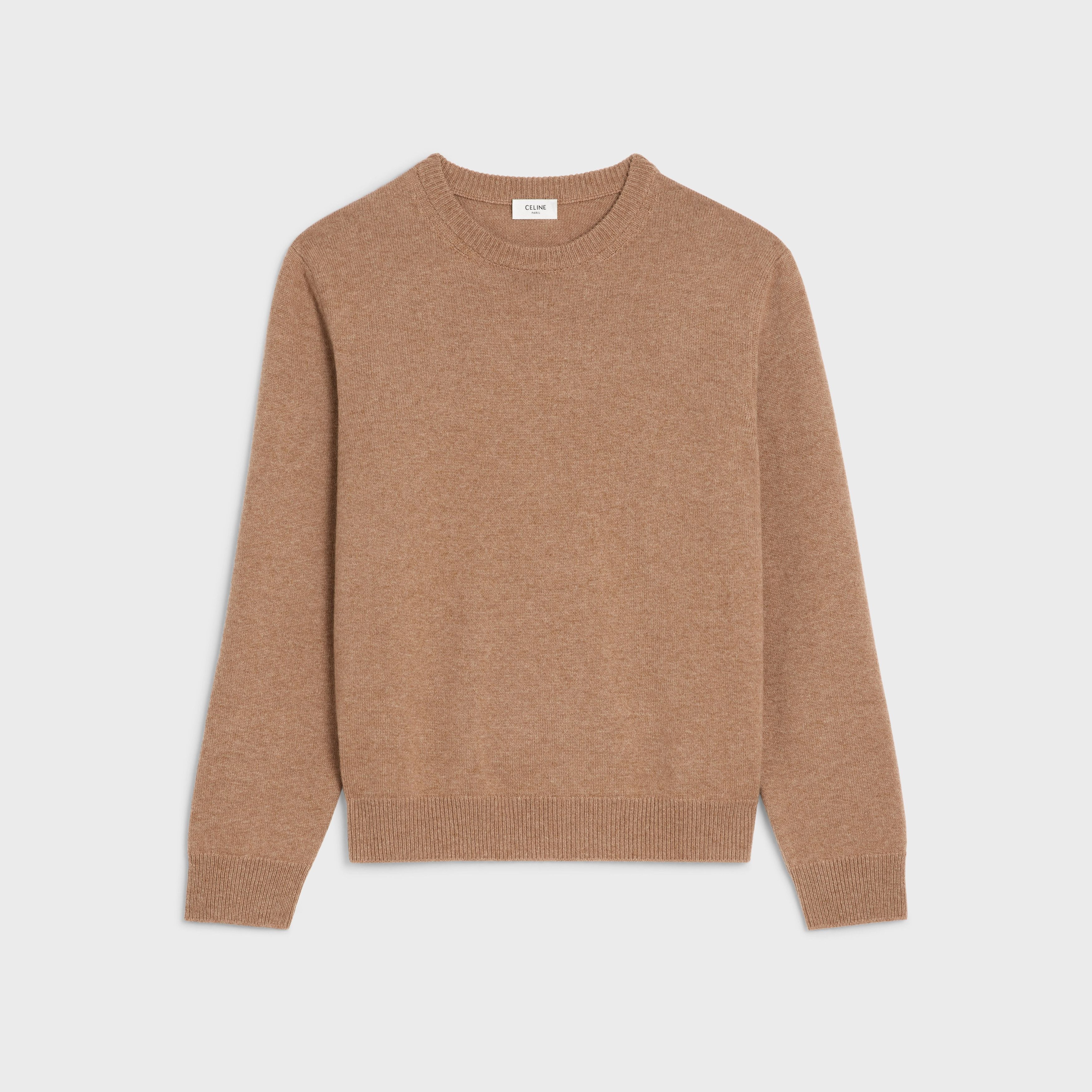 o1bcso1str0925 2A14Q207O Crewneck Sweater in Camel