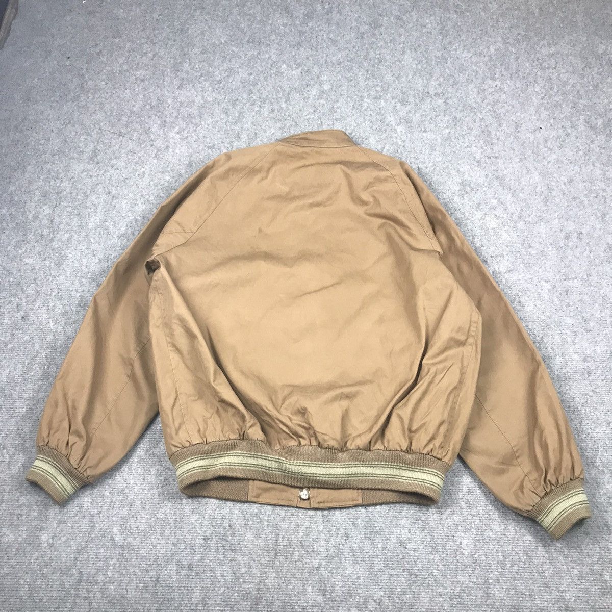 Burberry × Vintage VINTAGE BURBERRY KHAKI ZIPPER JACKET Size US M / EU 48-50 / 2 - 9 Thumbnail