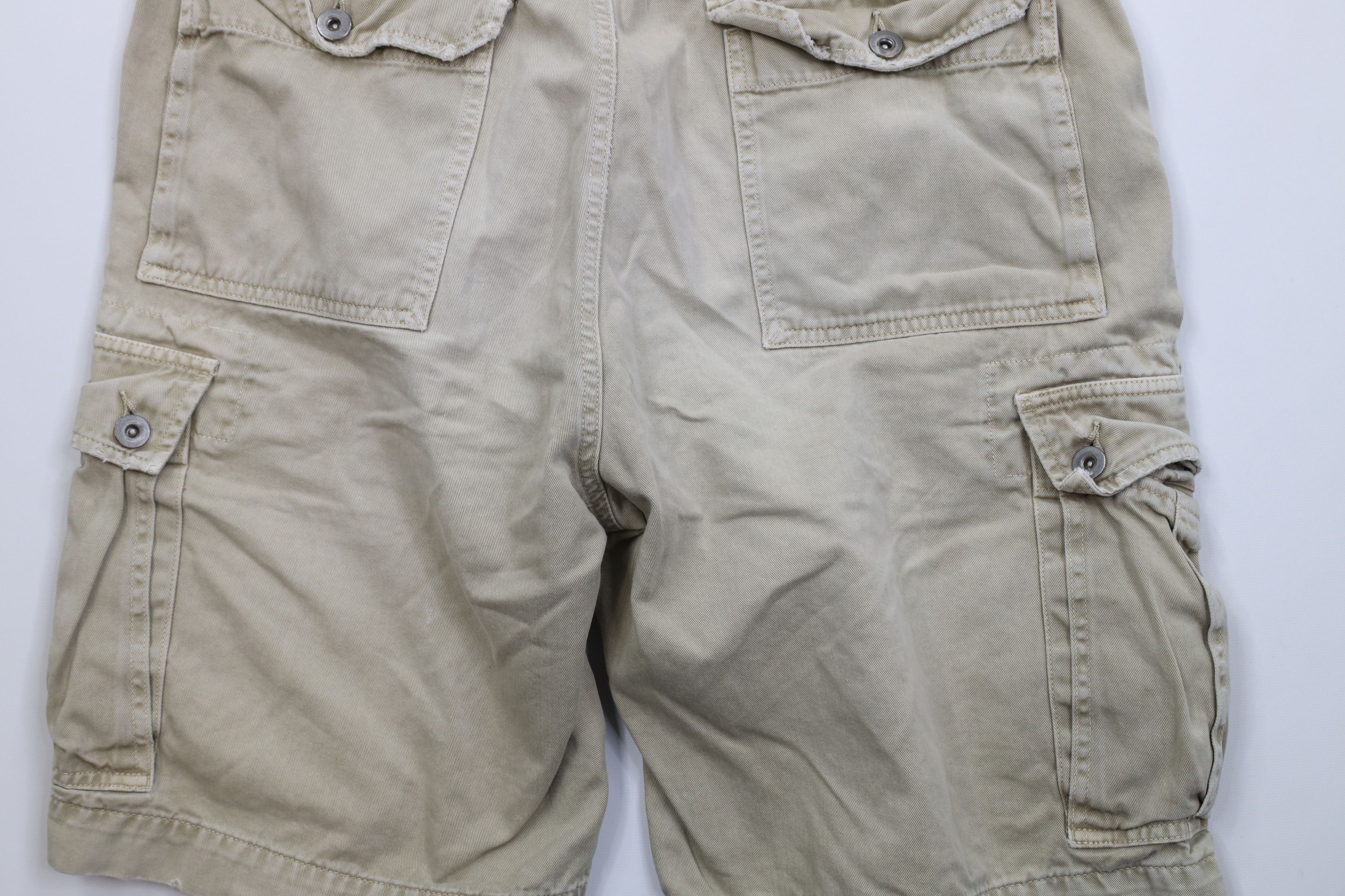American Eagle Outfitters Vintage 90s Y2K American Eagle Outfitters Cargo Shorts Size US 33 - 14 Thumbnail