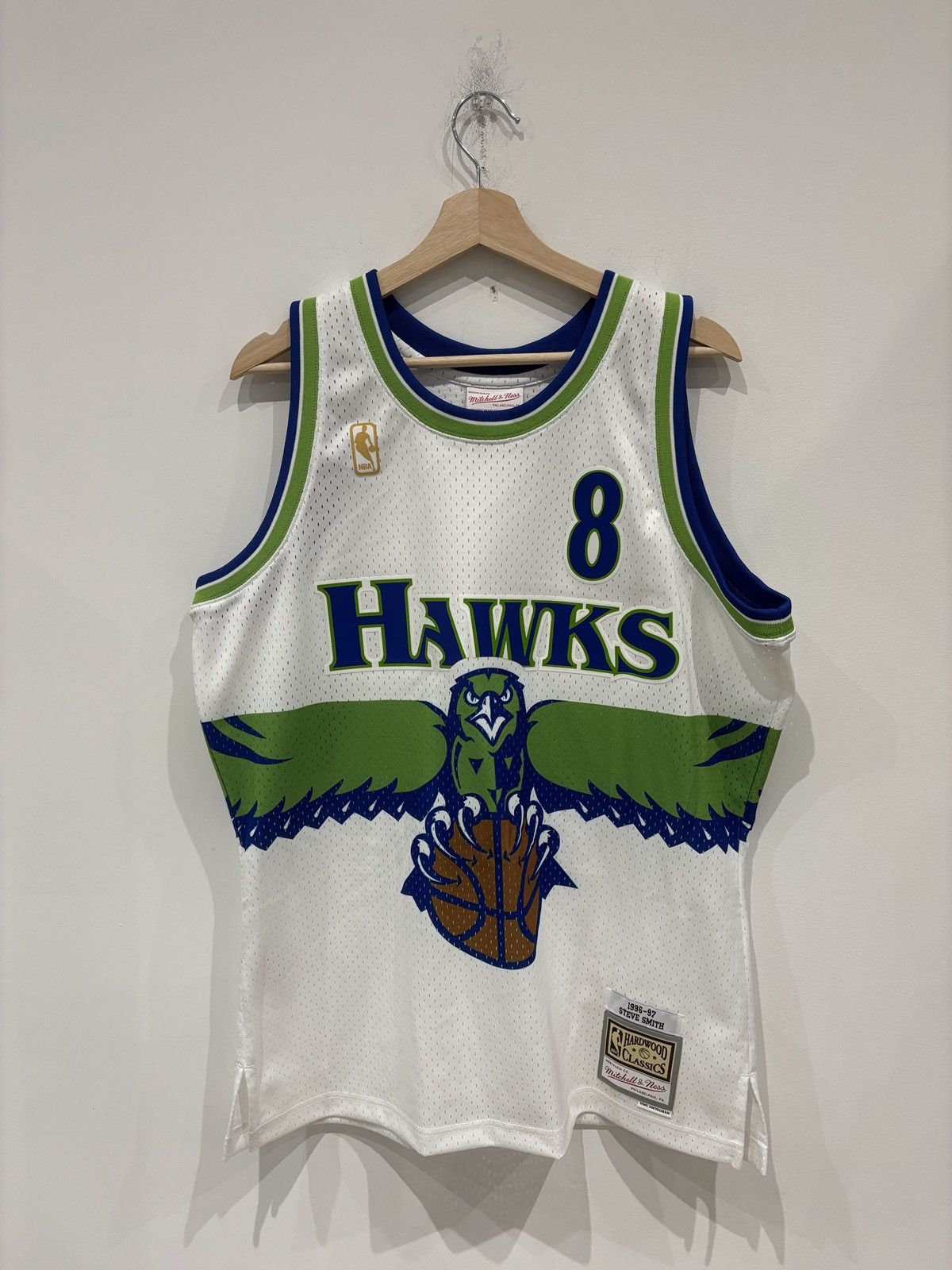 Mitchell & Ness Mitchell & Ness NBA Hawks Smith Basketball Jersey White Size US L / EU 52-54 / 3 - 1 Thumbnail