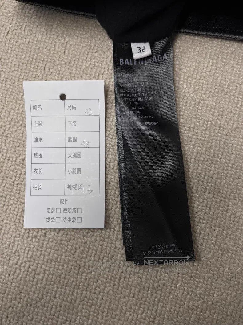 Balenciaga Balenciaga Solid Color Mid-Waist Fitted Zipper Straight Le Size US 32 / EU 48 - 5 Thumbnail