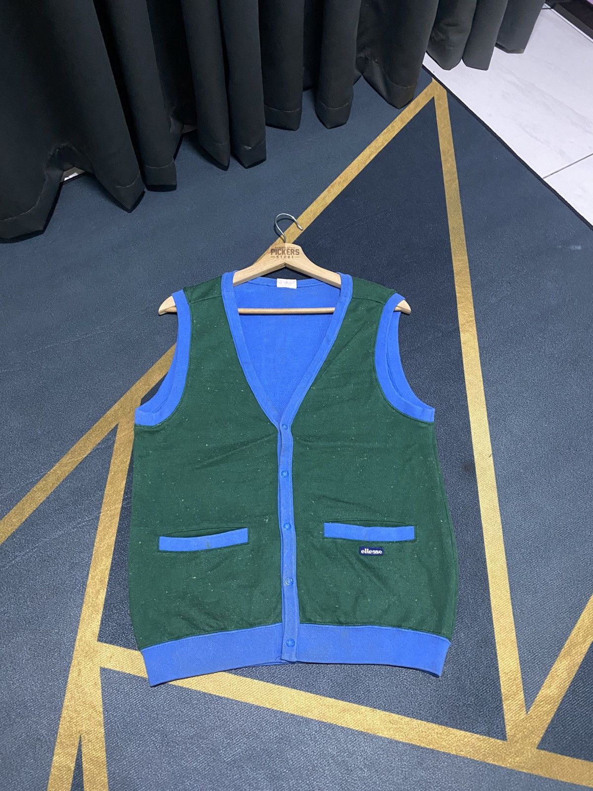 Ellesse Ellese Vest No sleeves Cardigan SnapButton Small Green Size US S / EU 44-46 / 1 - 1 Thumbnail