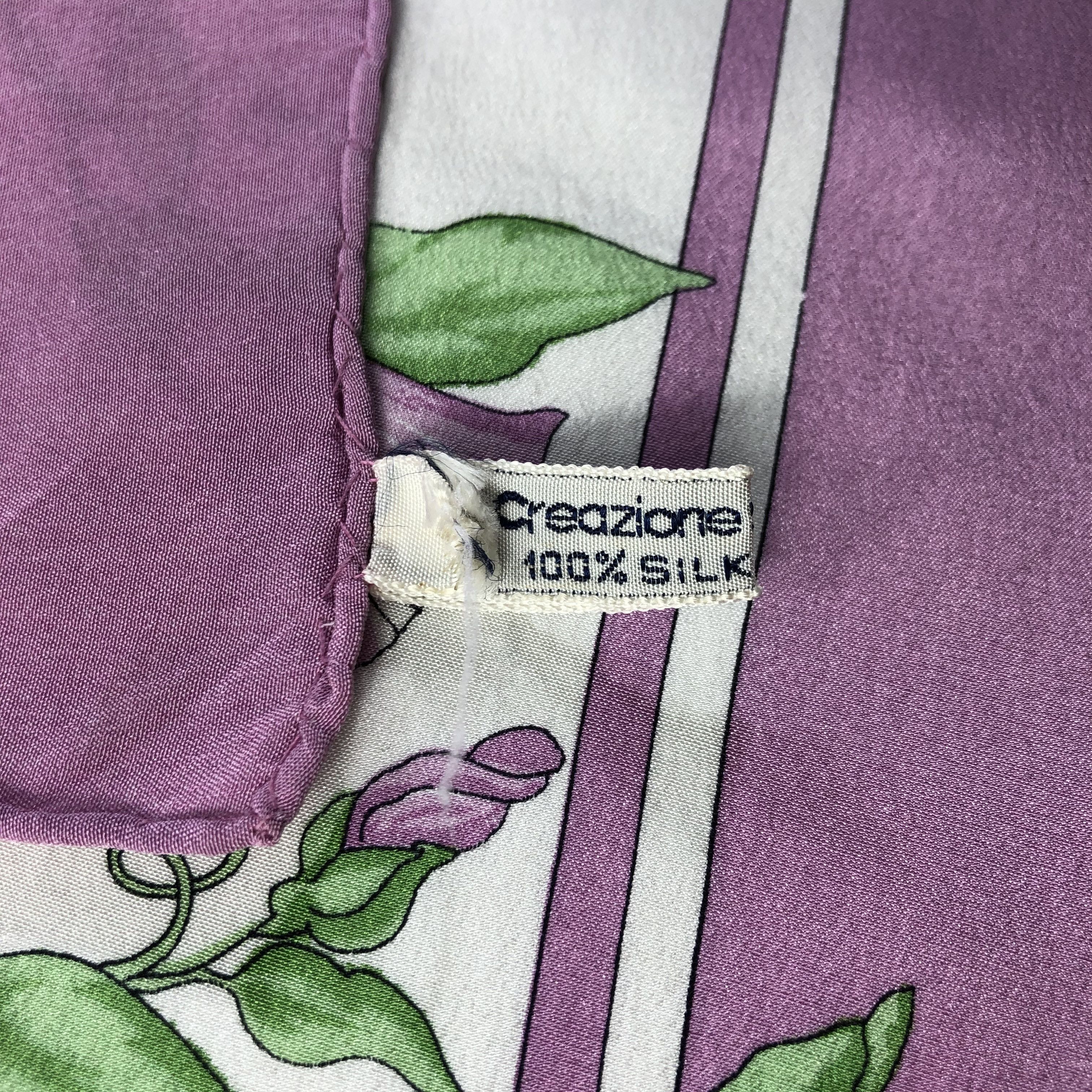 Vintage Vintage Silk Scarf Size ONE SIZE - 5 Thumbnail