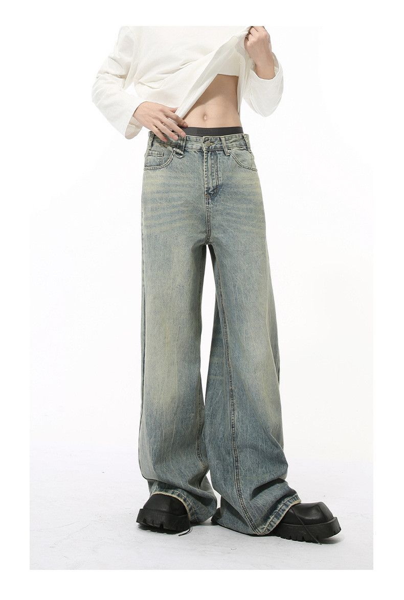 Japanese Brand × Jean American cleanfit simple loose washed vintage jeans Size US 34 / EU 50 - 3 Thumbnail