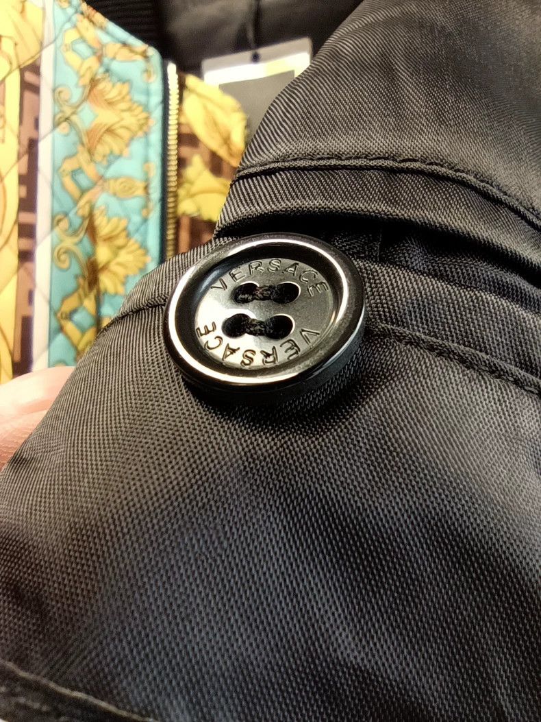 Versace Versace Diamond-shaped cotton jacket Size US L / EU 52-54 / 3 - 6 Thumbnail