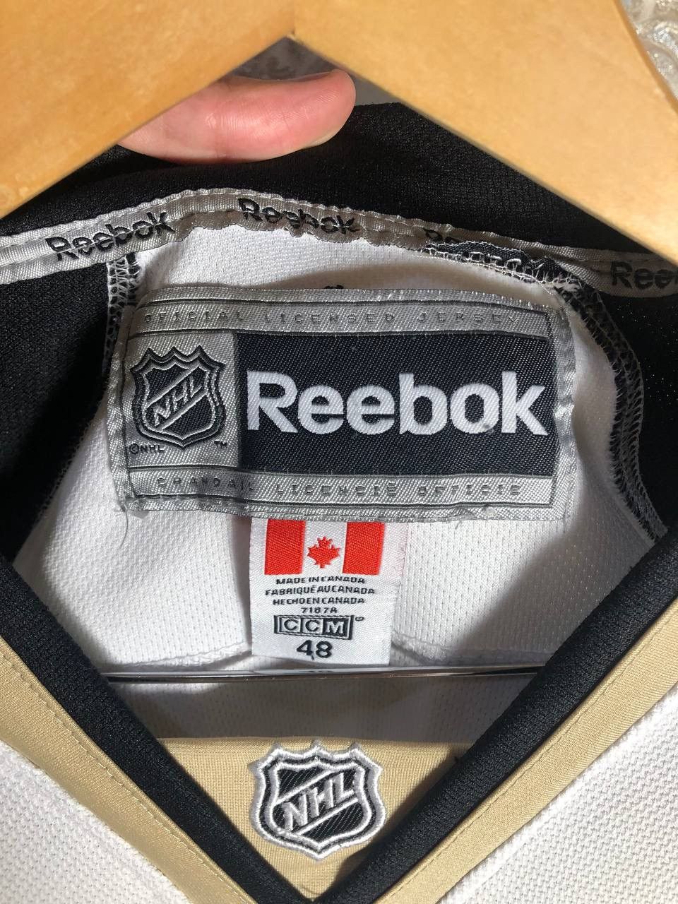 Ccm × Reebok × Vintage VERY RARE REEBOK CCM PITTSBURGH PENGUINS HOCKEY JERSEY RETRO Size US M / EU 48-50 / 2 - 6 Thumbnail