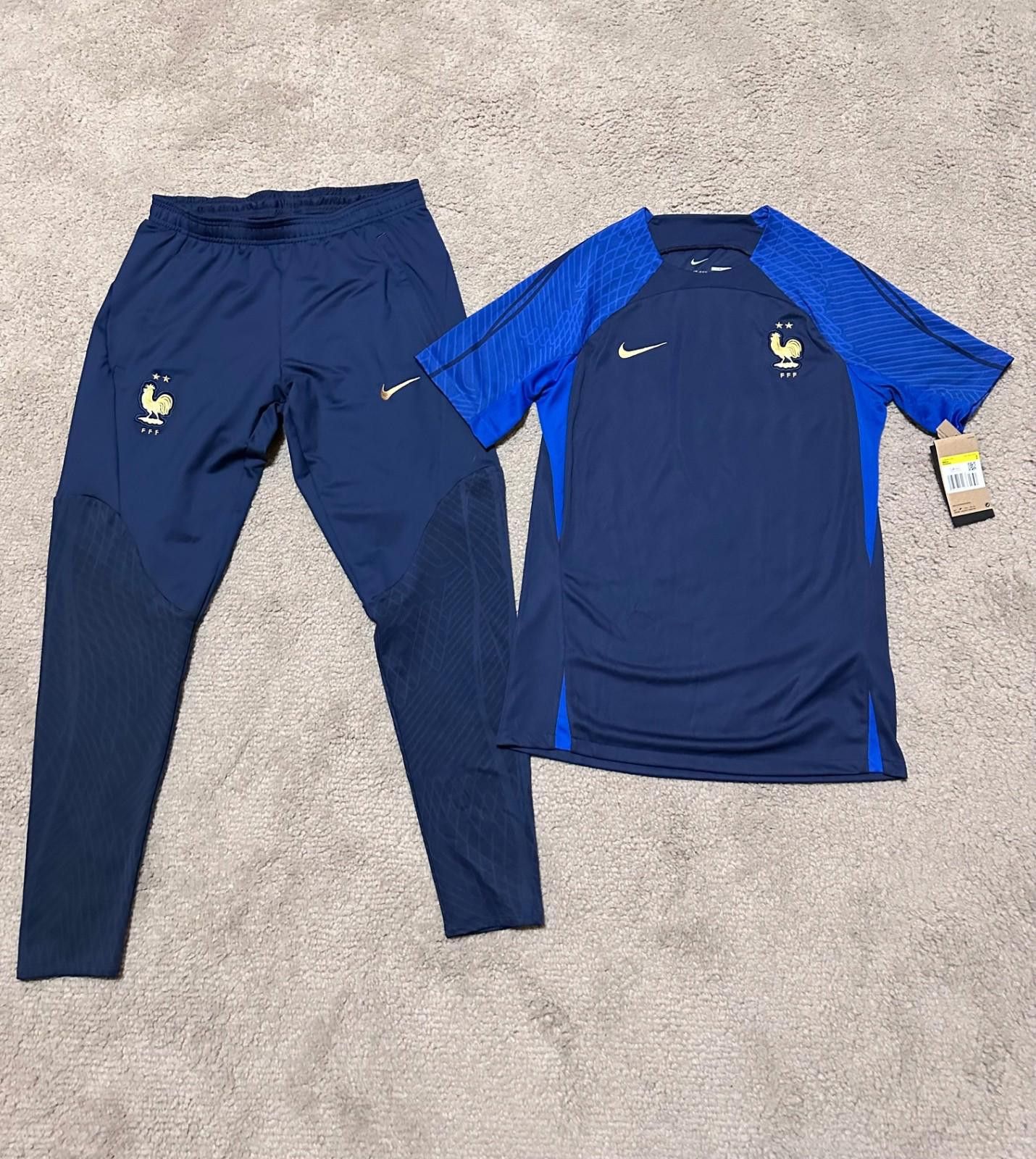 Nike Nike France 2022/23 Football Soccer Training Suit Sz S Size US S / EU 44-46 / 1 - 1 Thumbnail
