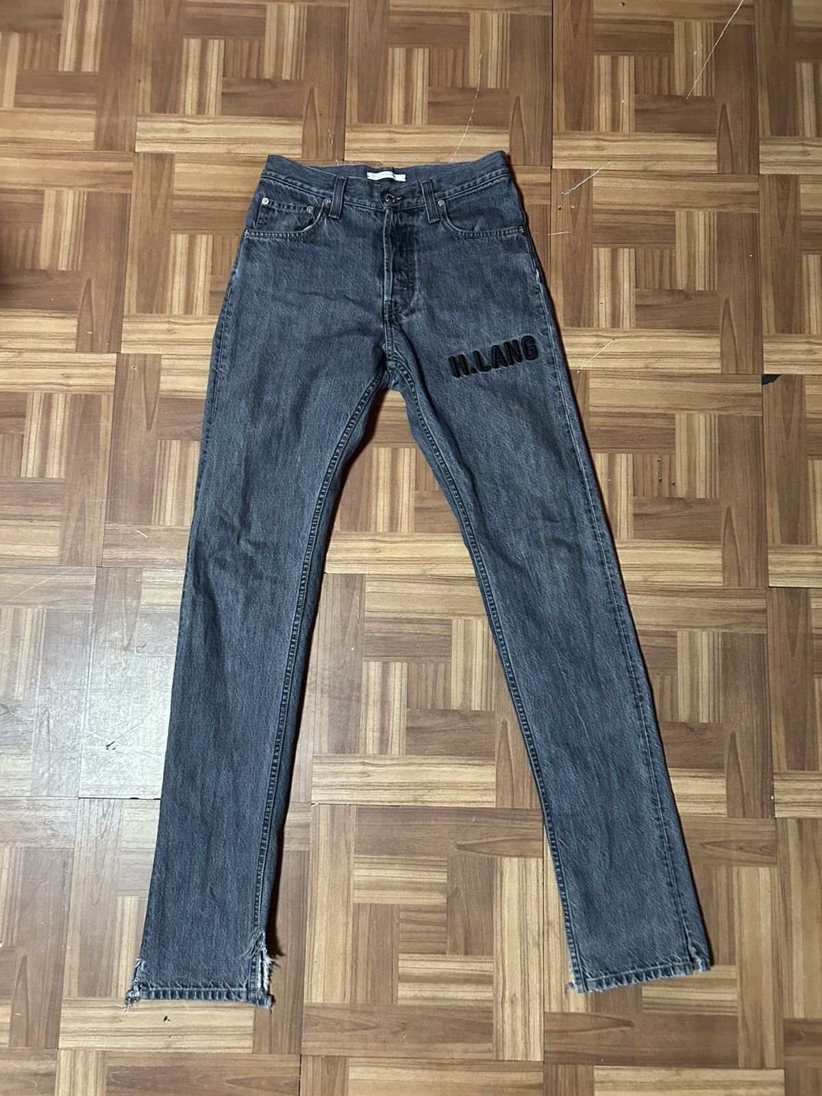 Helmut Lang Helmut Lang embroidered Logo Jeans Size US 30 / EU 46 - 1 Thumbnail