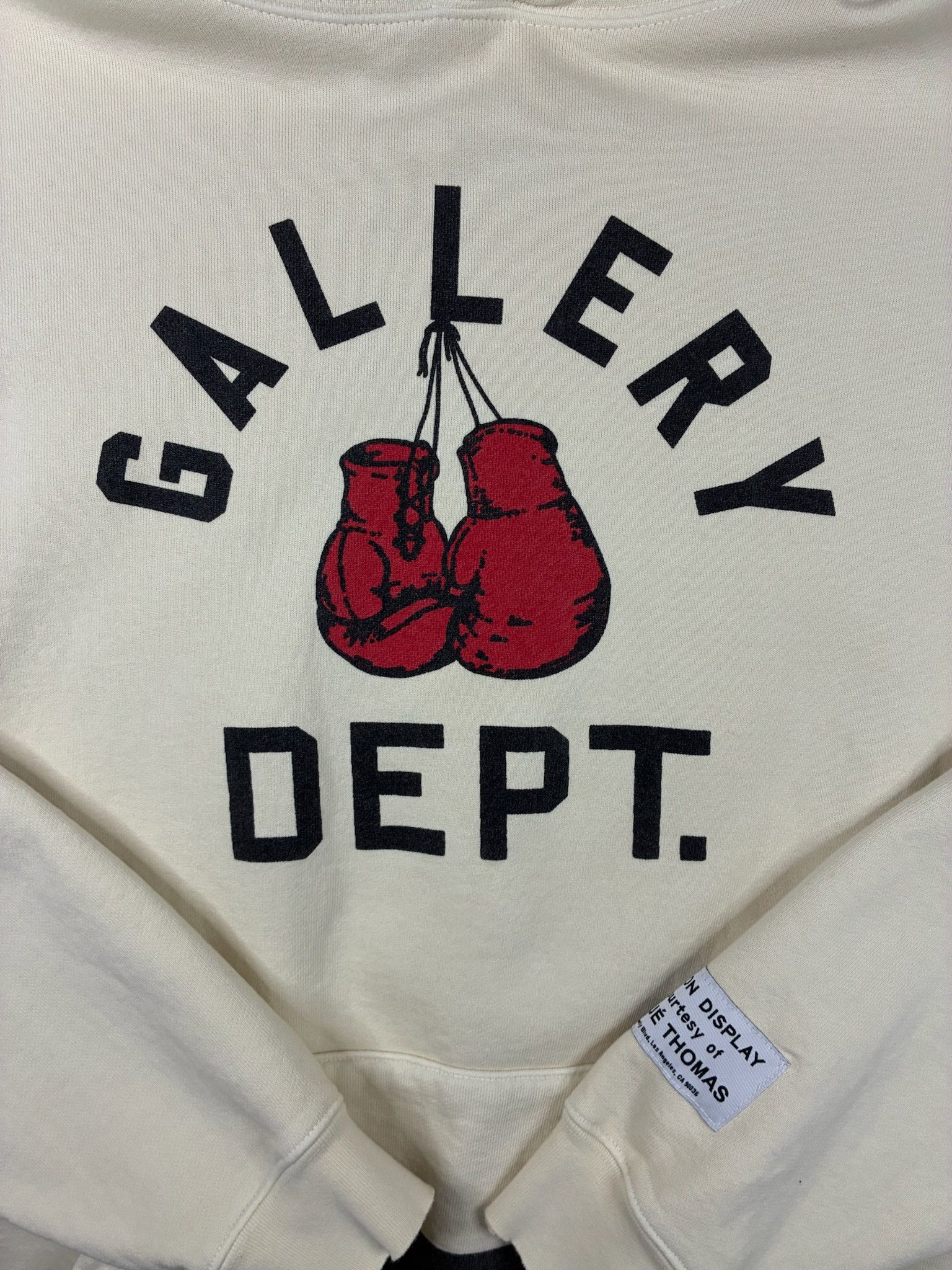 Gallery Dept. Gallery Dept Boxing Hoodie Cream Size US L / EU 52-54 / 3 - 3 Thumbnail