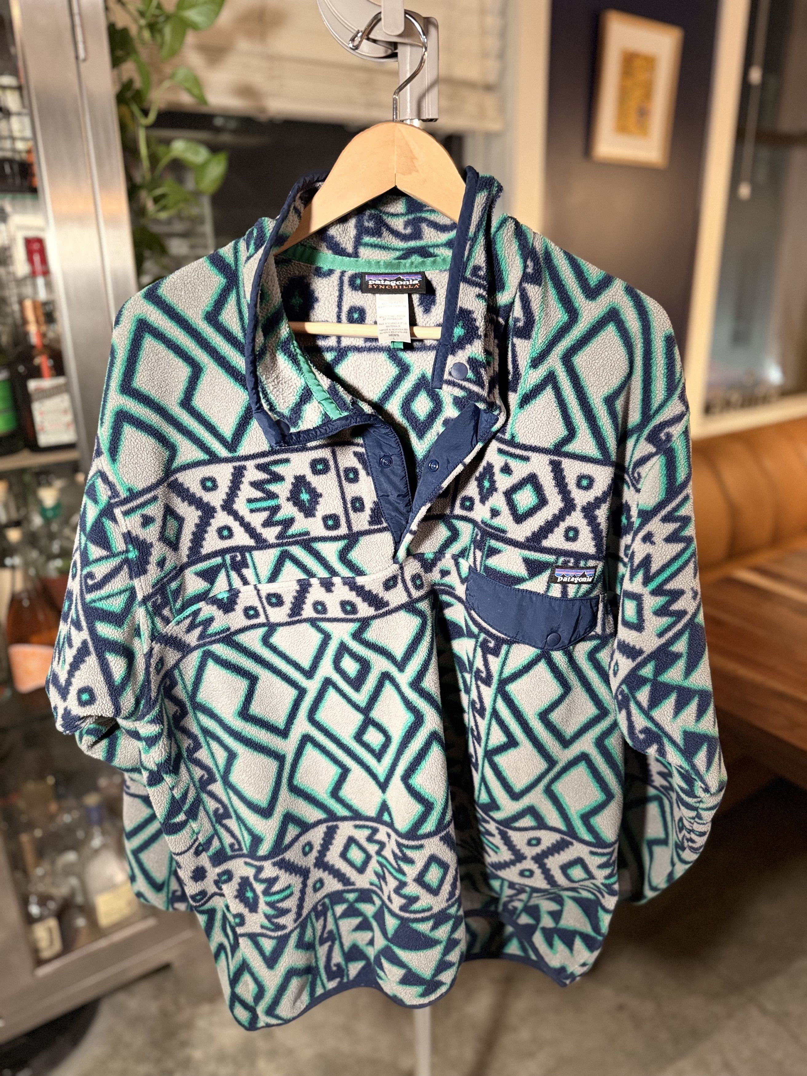 Patagonia Patagonia Synchilla Snap-T Aztec Geo Tribal Fleece Large Size US L / EU 52-54 / 3 - 11 Thumbnail