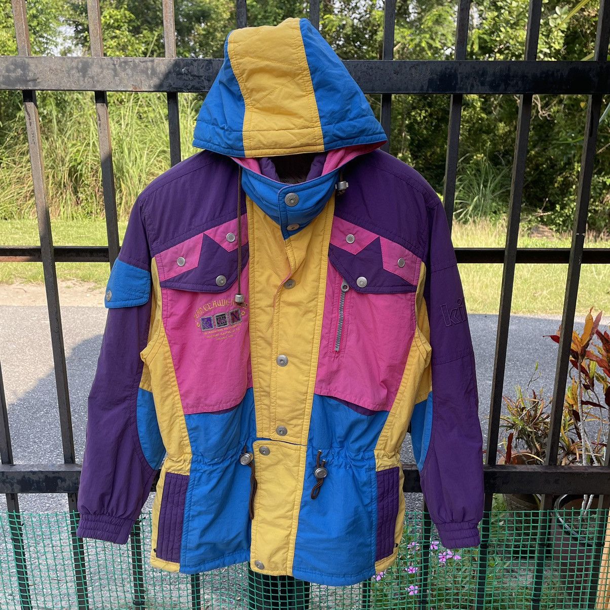 Japanese Brand 🔥🔥🇯🇵Jean Claude Killy Multicolour Hooded Winter Ski Jacket Size US M / EU 48-50 / 2 - 1 Thumbnail