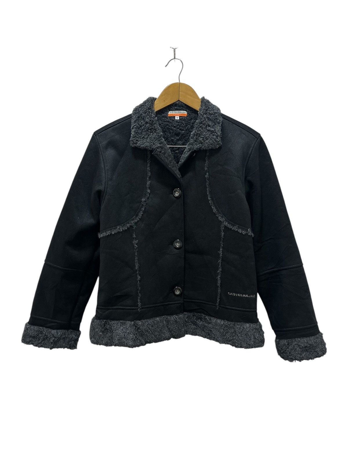 Jean Charles De Castelbajac Jean de castelbajac Mink Fur Jacket Big Logo Design Size XS / US 0-2 / IT 36-38 - 2 Thumbnail