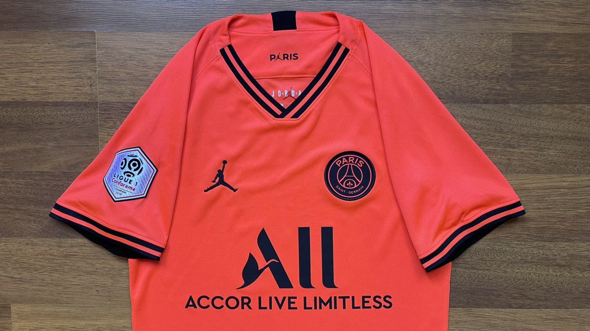 Jordan Brand × Nike PSG NIKE 2019/2020 FOOTBALL SOCCER AWAY JERSEY #10 NEYMAR Size US S / EU 44-46 / 1 - 3 Thumbnail
