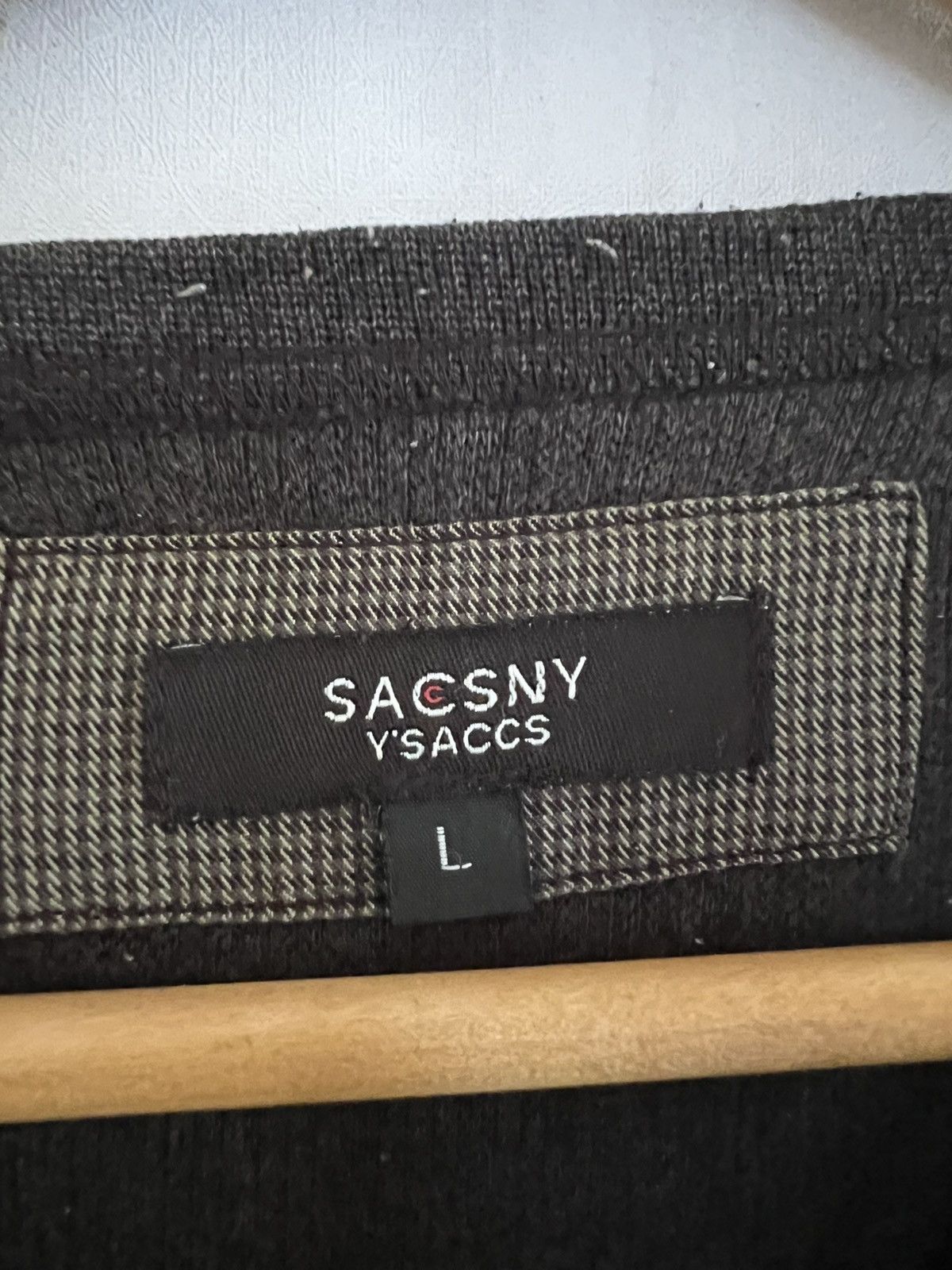 Yohji Yamamoto SACSNY Y’SACCS LONG SLEEVE T-shirt Size US L / EU 52-54 / 3 - 3 Thumbnail