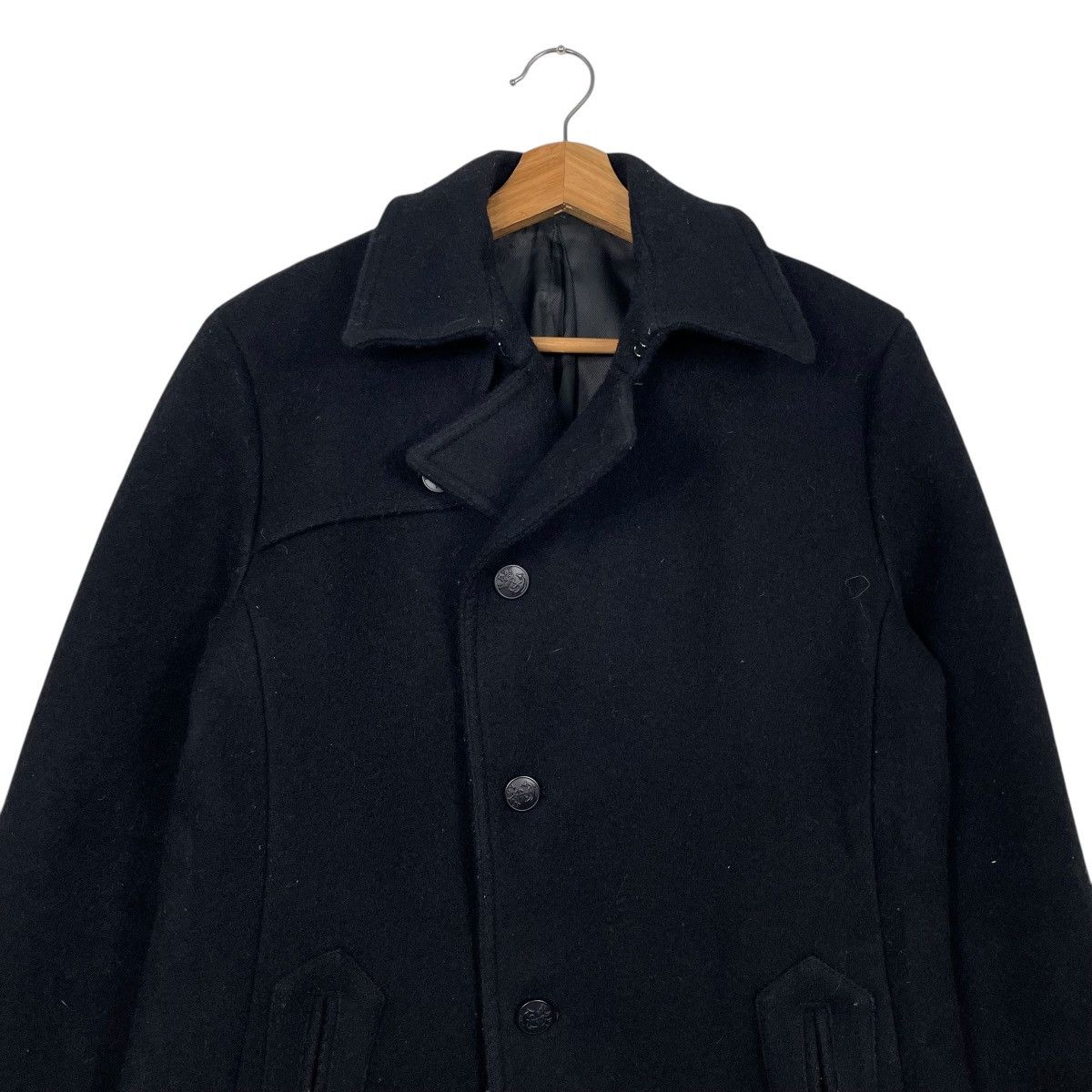 Nicole Club Nicole Monsieur Wool Black Jacket Size US S / EU 44-46 / 1 - 3 Thumbnail