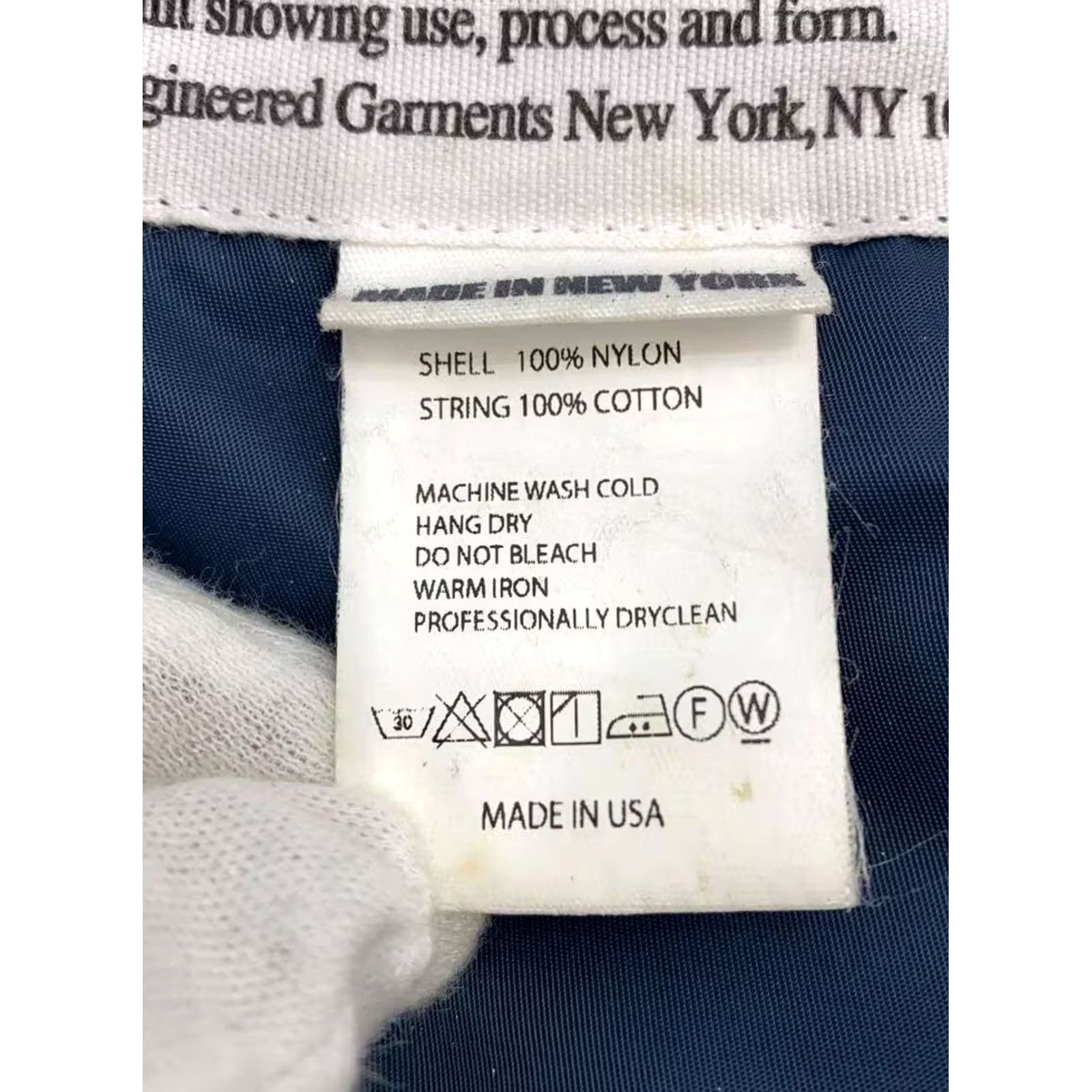 Engineered Garments Engineered Garments Coach Jacket Men's Size S Navy Blue Solid Casual USED Size US S / EU 44-46 / 1 - 4 Thumbnail