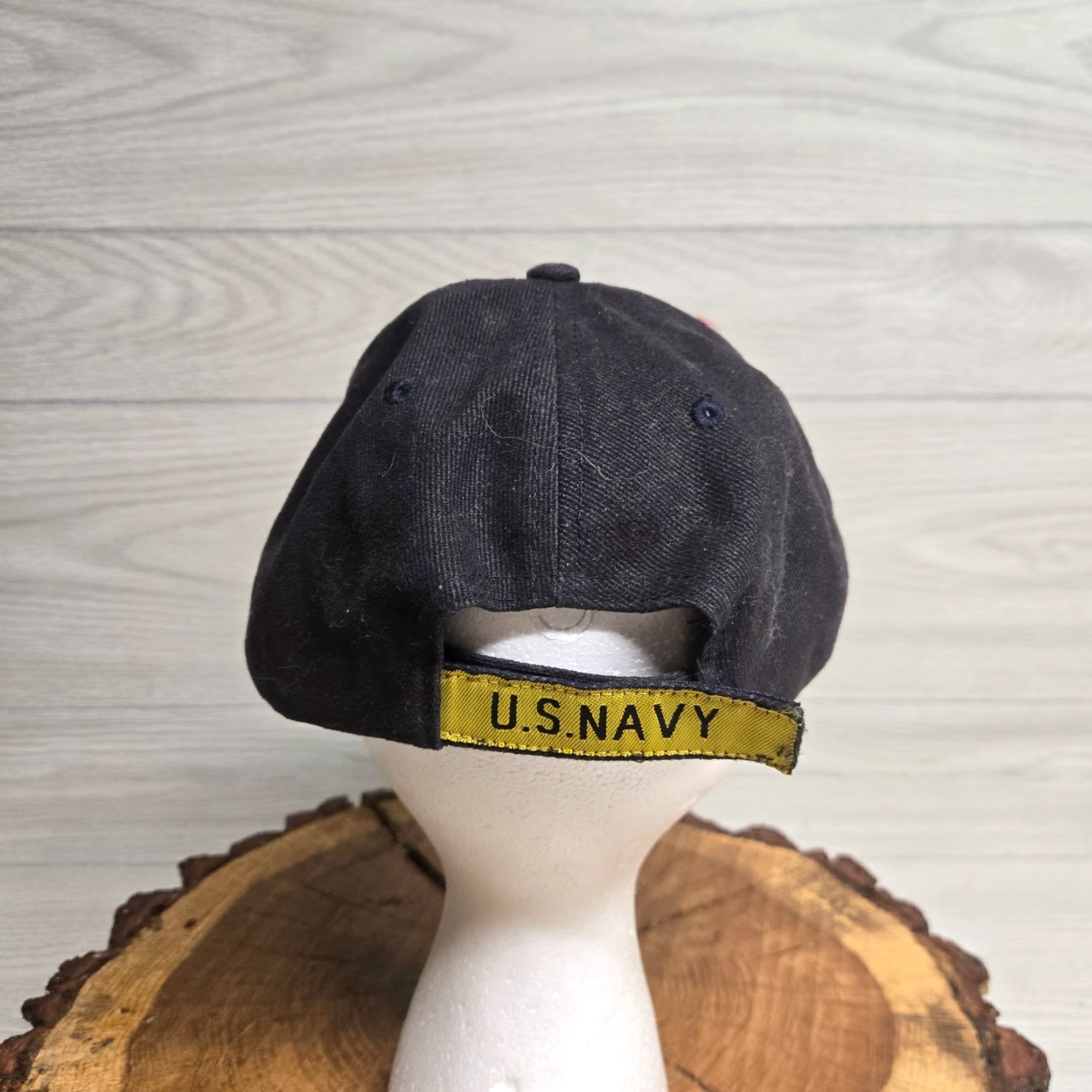 Vintage VINTAGE USA Black Baseball Cap Hat Unisex Adults Adjustable Strapback Summer Spring Fall Size ONE SIZE - 3 Thumbnail